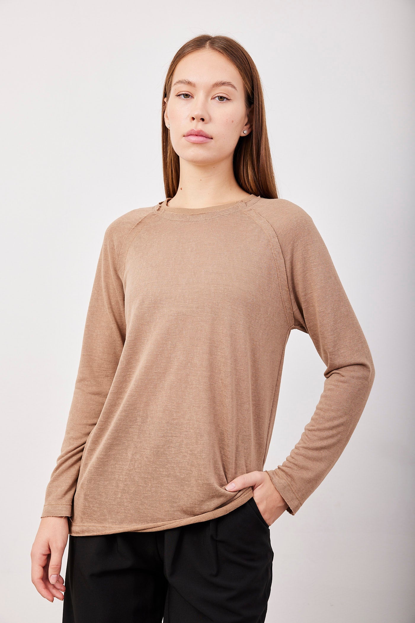 חולצה ארוכה עם תיפורים בולטים - ITAY BRANDS