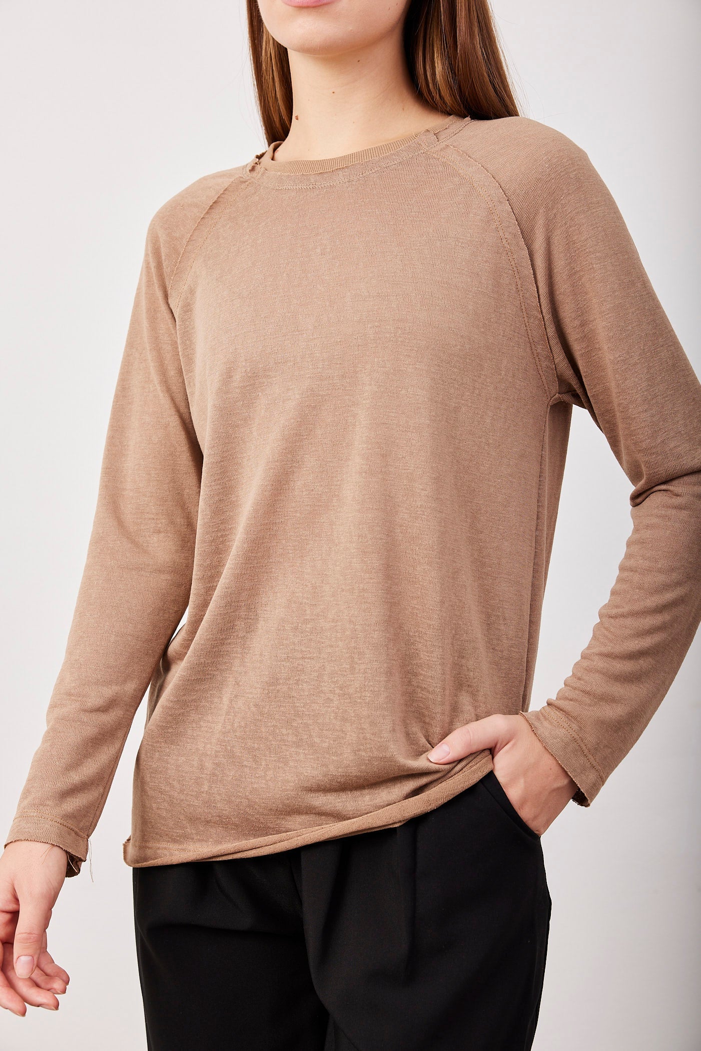 חולצה ארוכה עם תיפורים בולטים - ITAY BRANDS