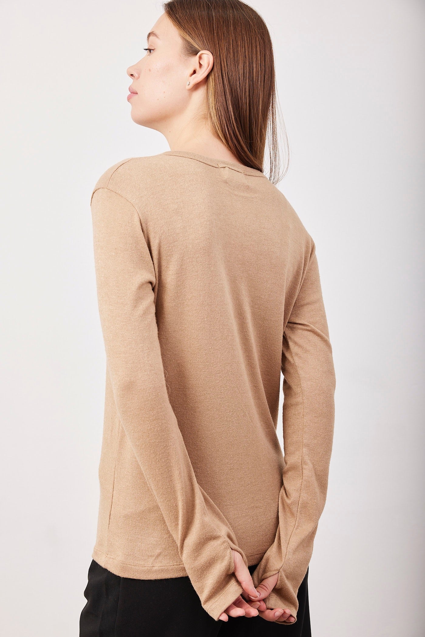 חולצת סריג ארוכה שרוול כפפה - ITAY BRANDS