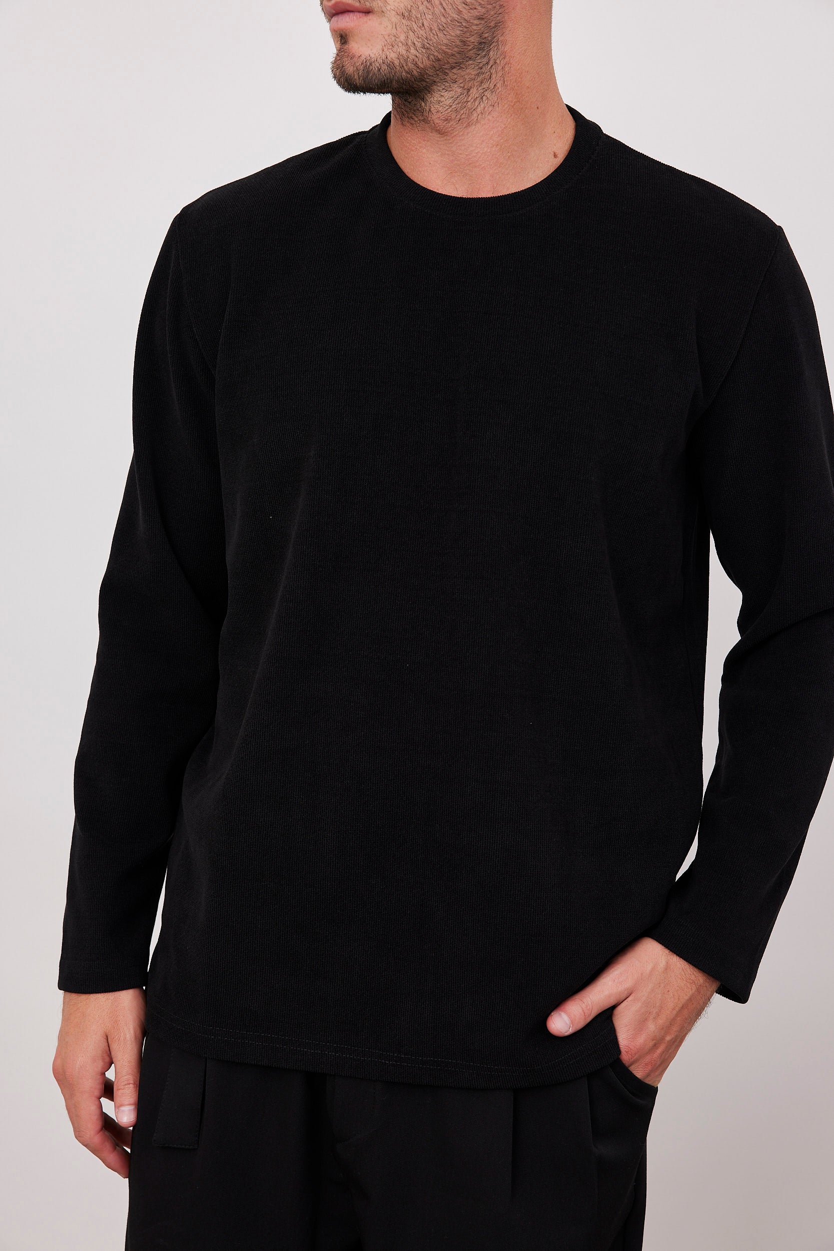 סריג ארוך מפתח עגול