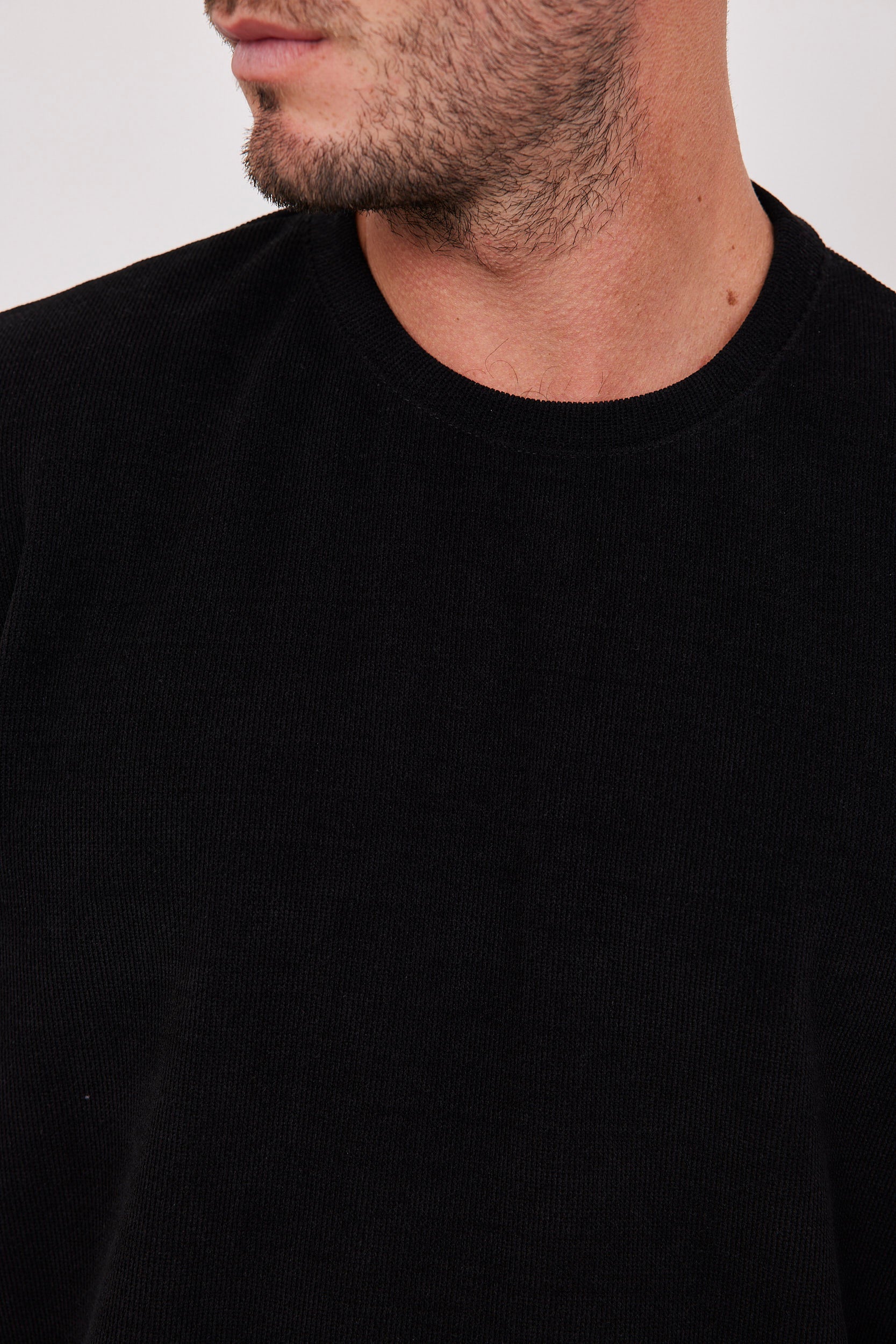 סריג ארוך מפתח עגול