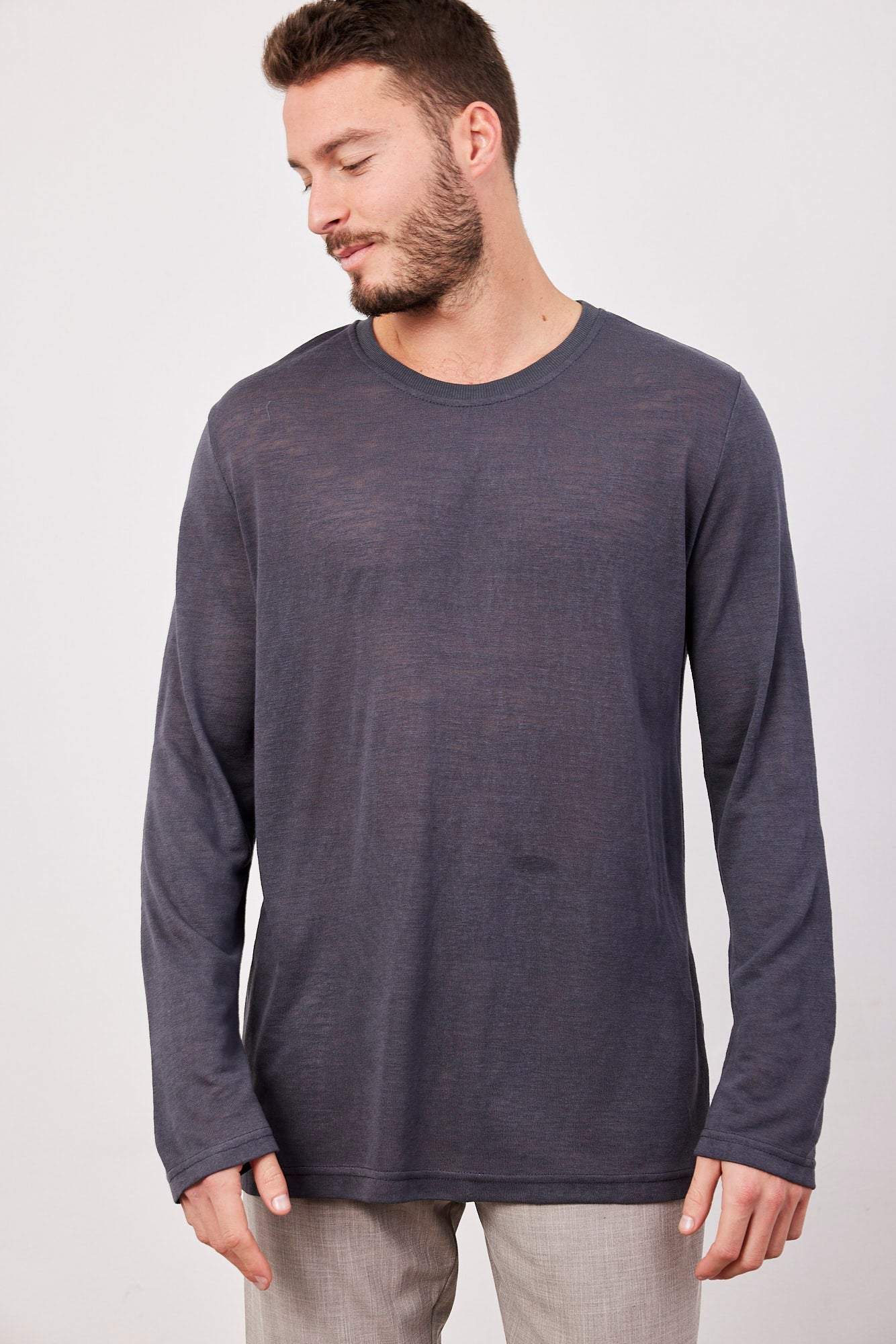 חולצה ארוכה במראה פשתן - ITAY BRANDS