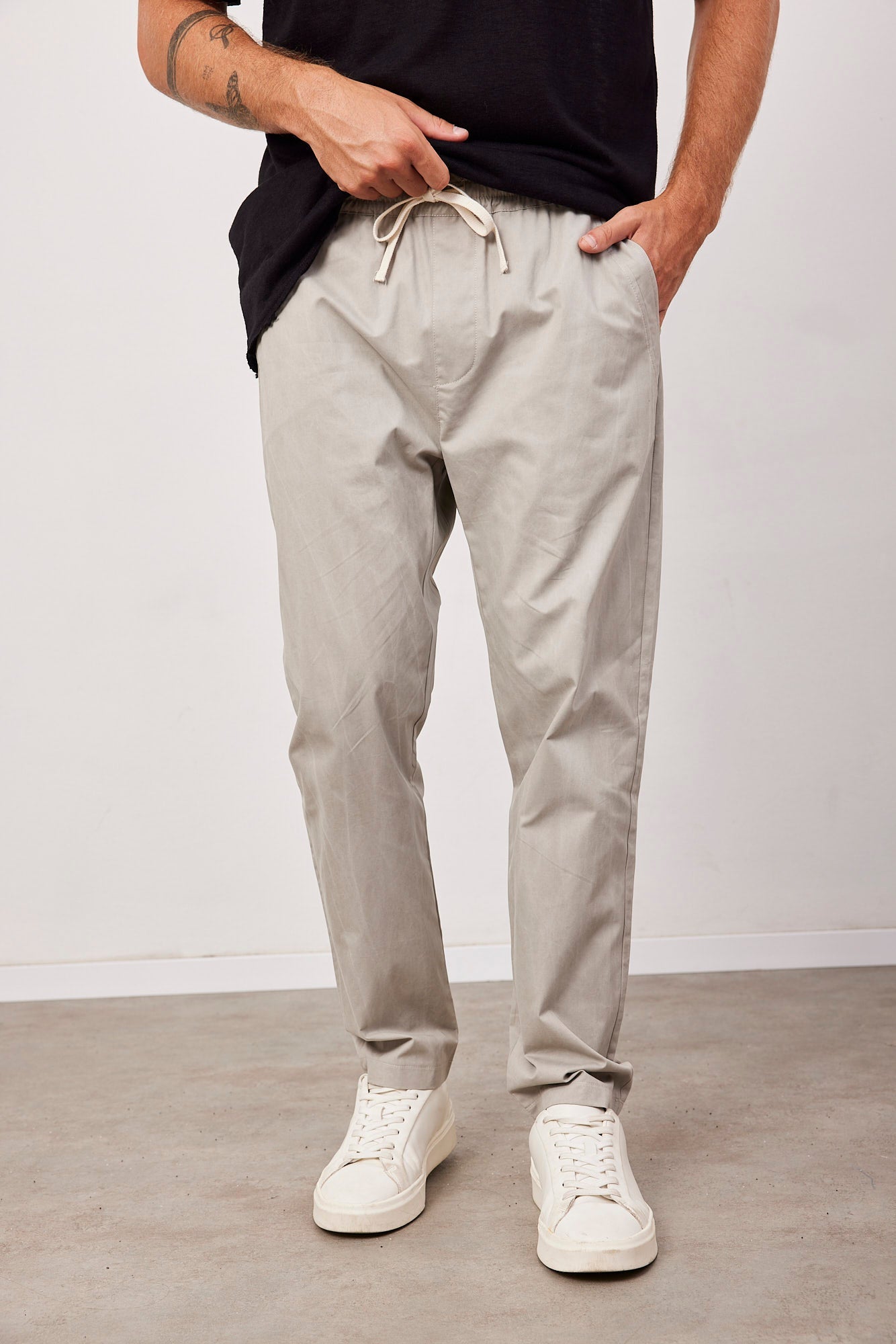 מכנסי כותנה עם שרוך - ITAY BRANDS