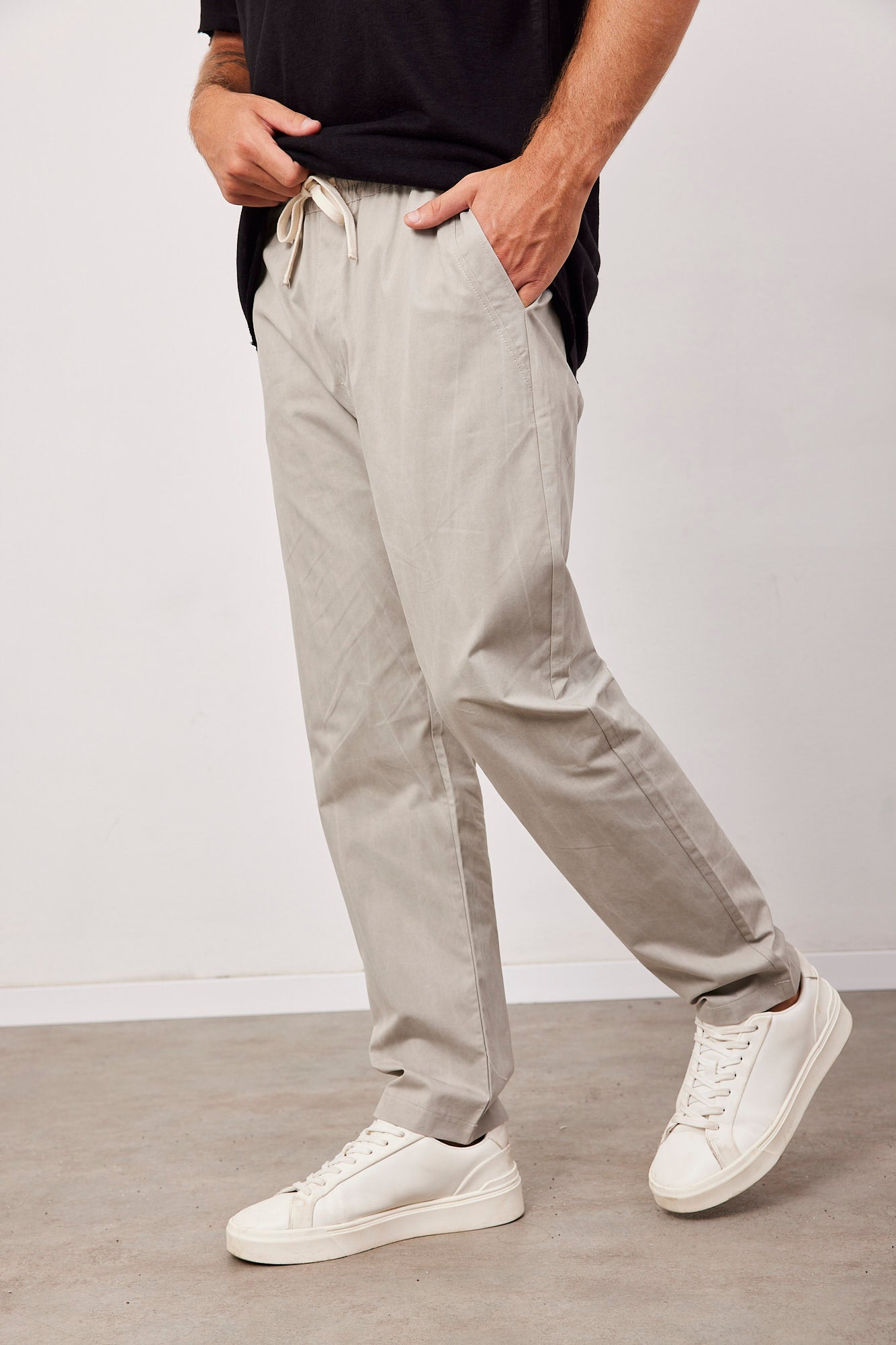 מכנסי כותנה עם שרוך - ITAY BRANDS