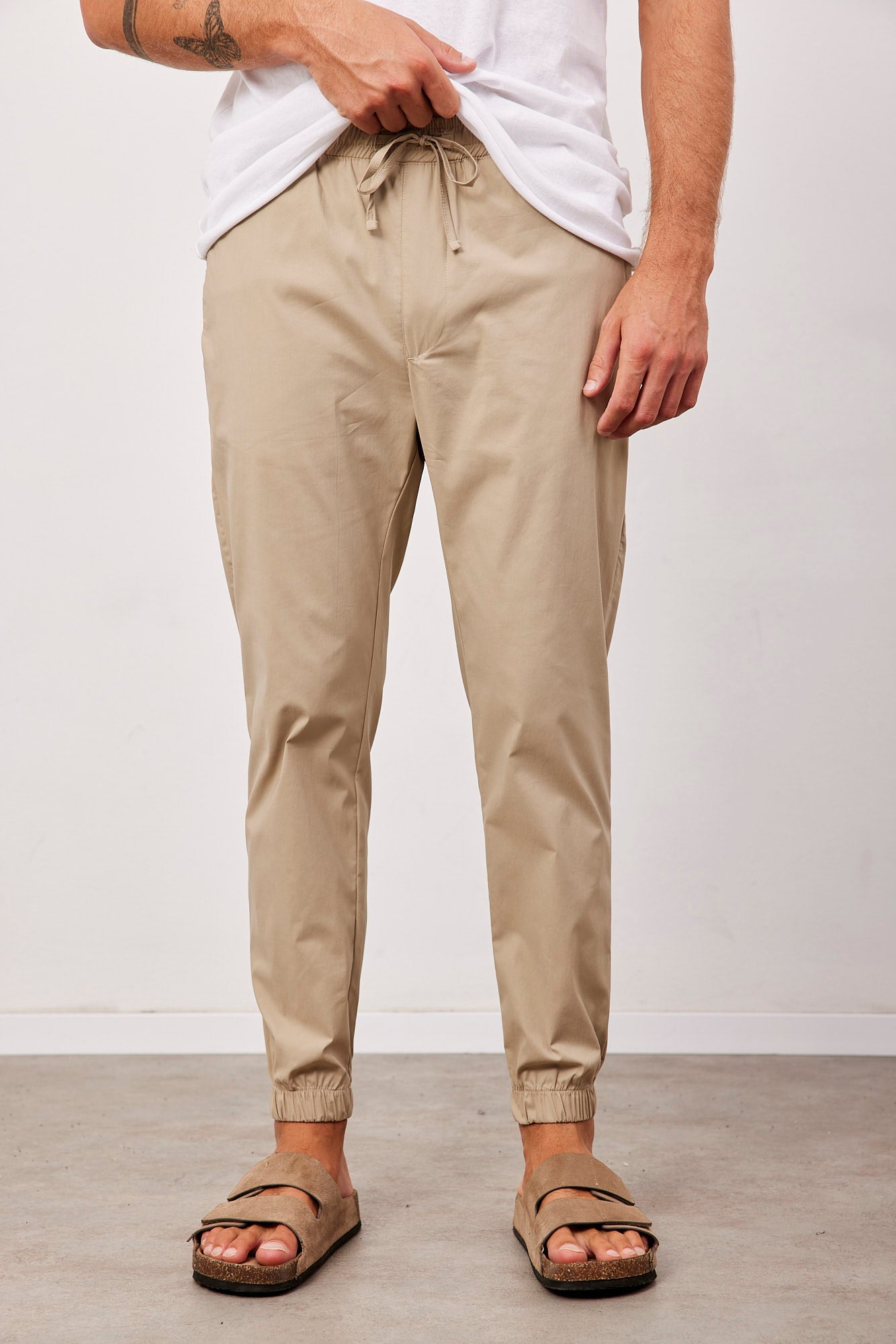 מכנסיים עם סיומת גומי - ITAY BRANDS