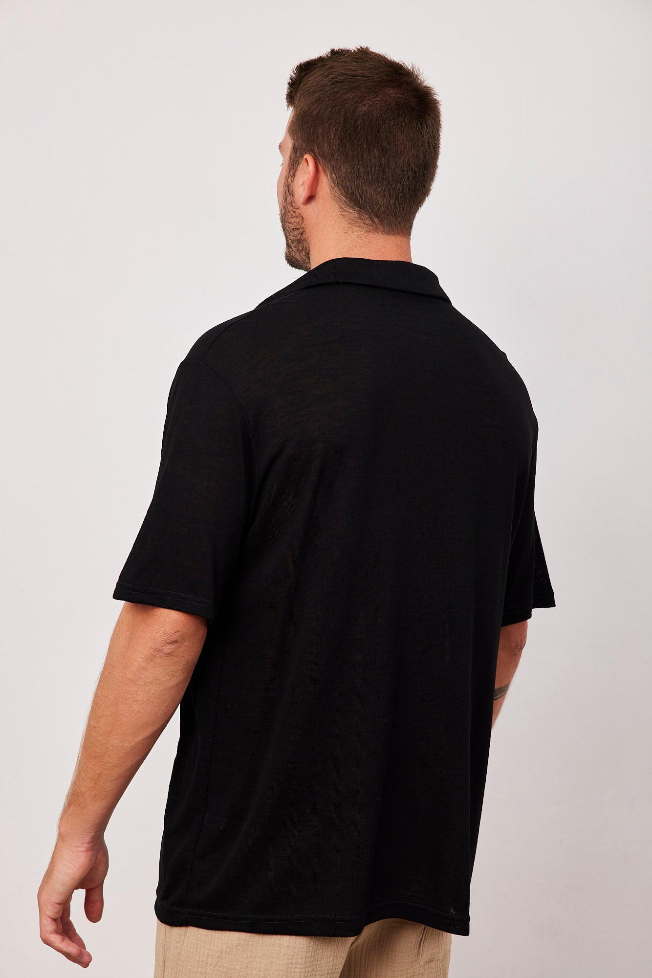 חולצה מכופתרת במראה פשתן - ITAY BRANDS