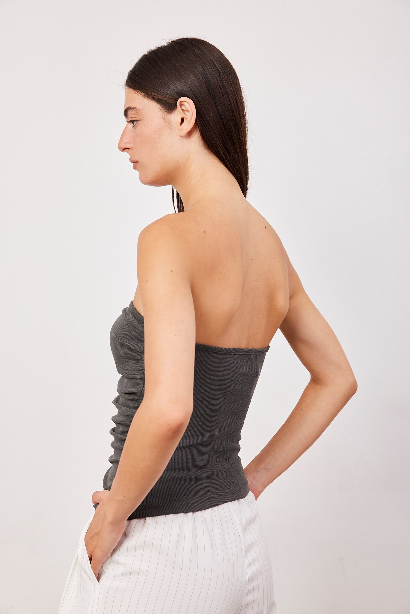 סטרפלס ריב עם כיווצים ושסע - ITAY BRANDS