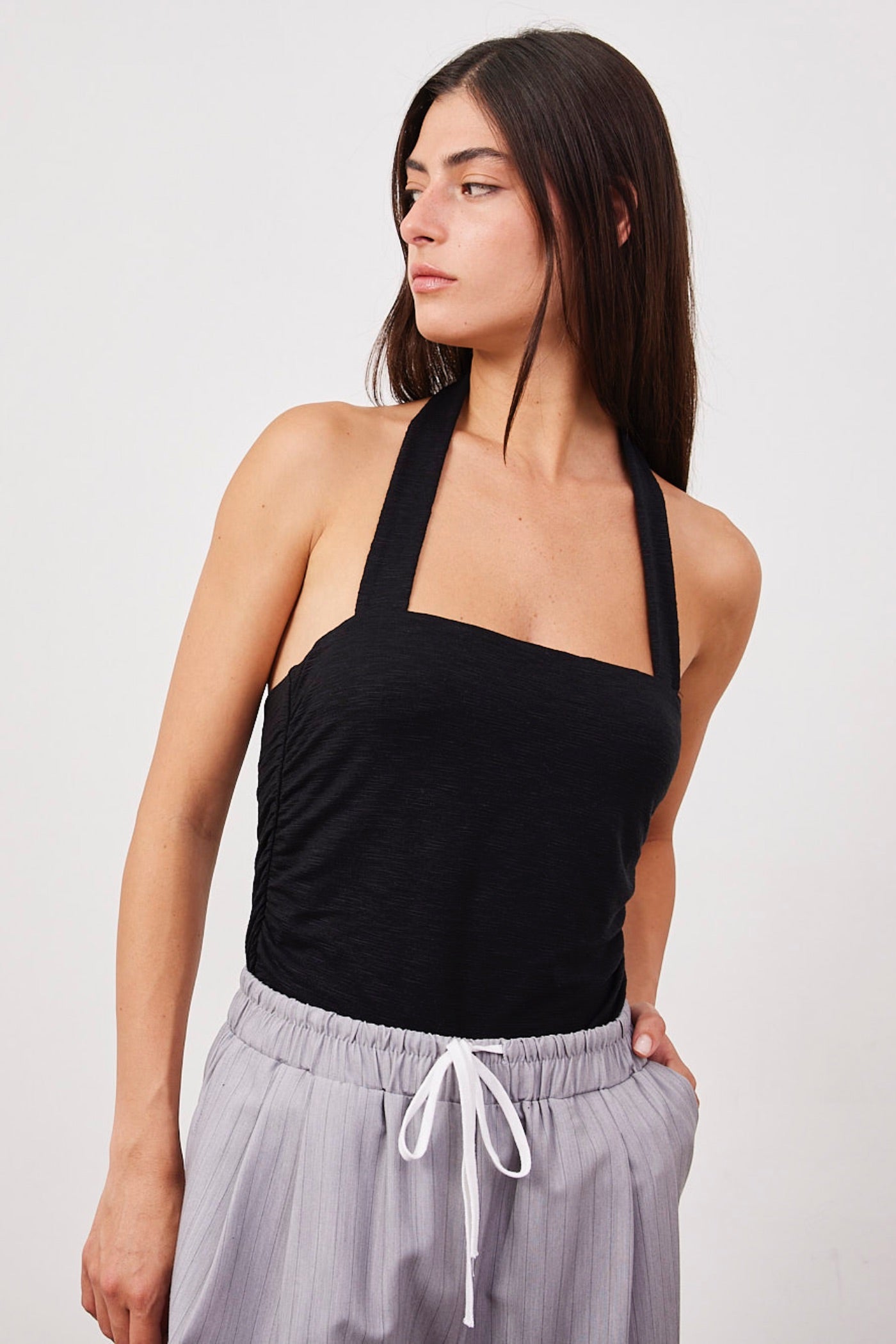 גופיית קולר עם כיווצים - ITAY BRANDS