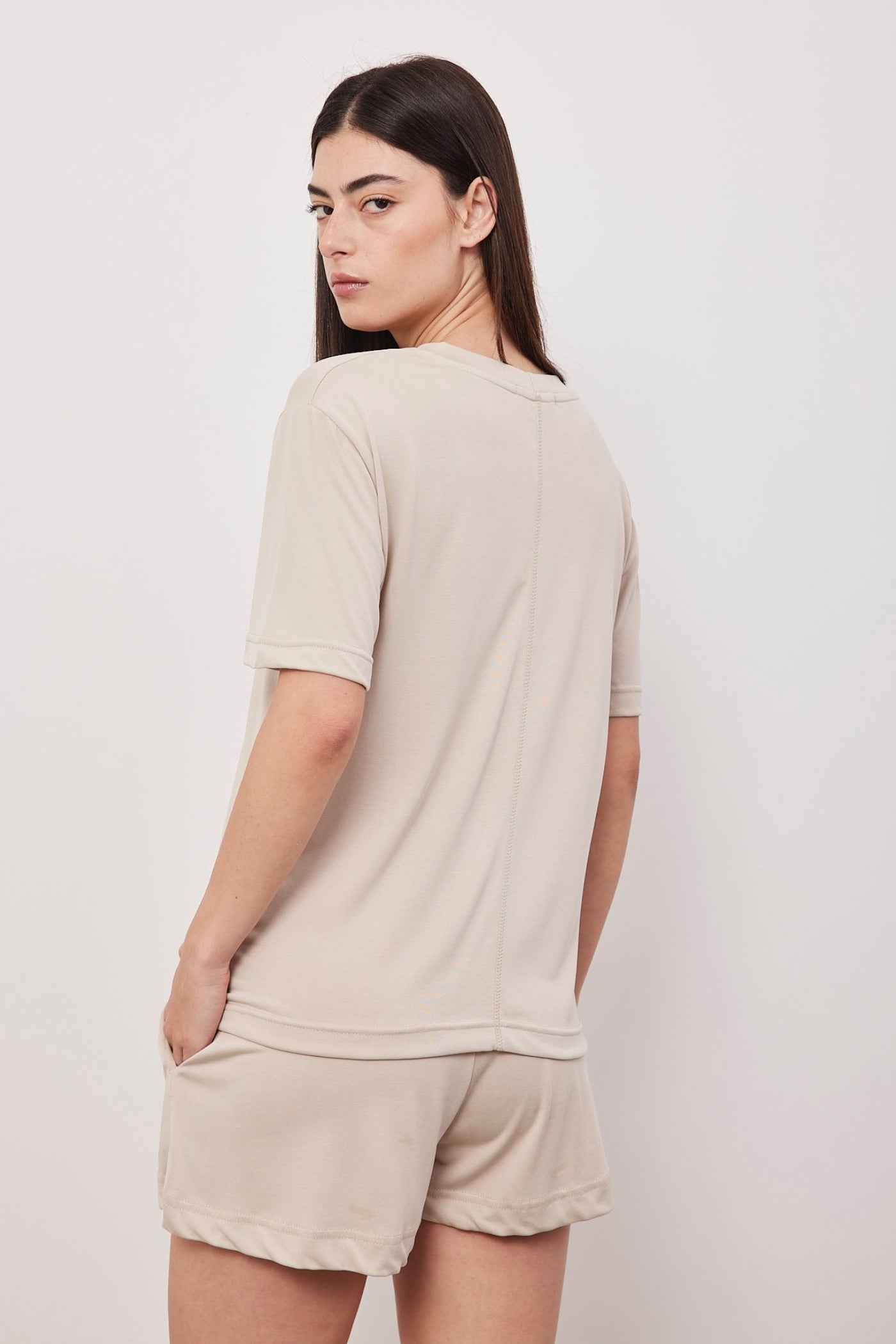 חליפה קצרה מבד נשפך - ITAY BRANDS