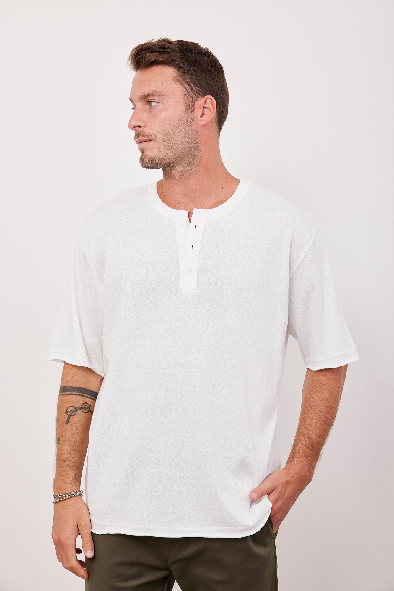 חולצה מבד רך בשילוב כפתורים - ITAY BRANDS