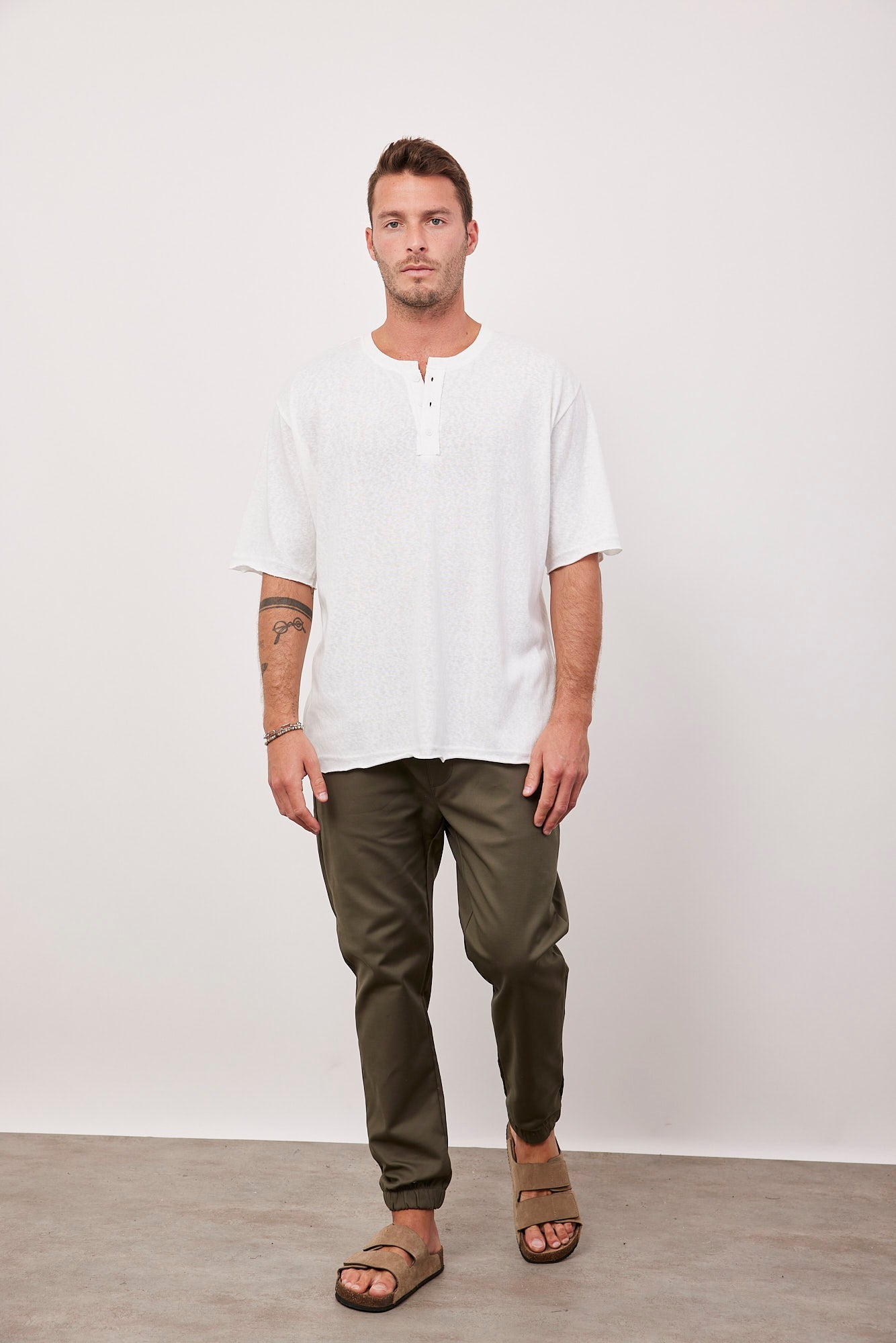 חולצה מבד רך בשילוב כפתורים - ITAY BRANDS