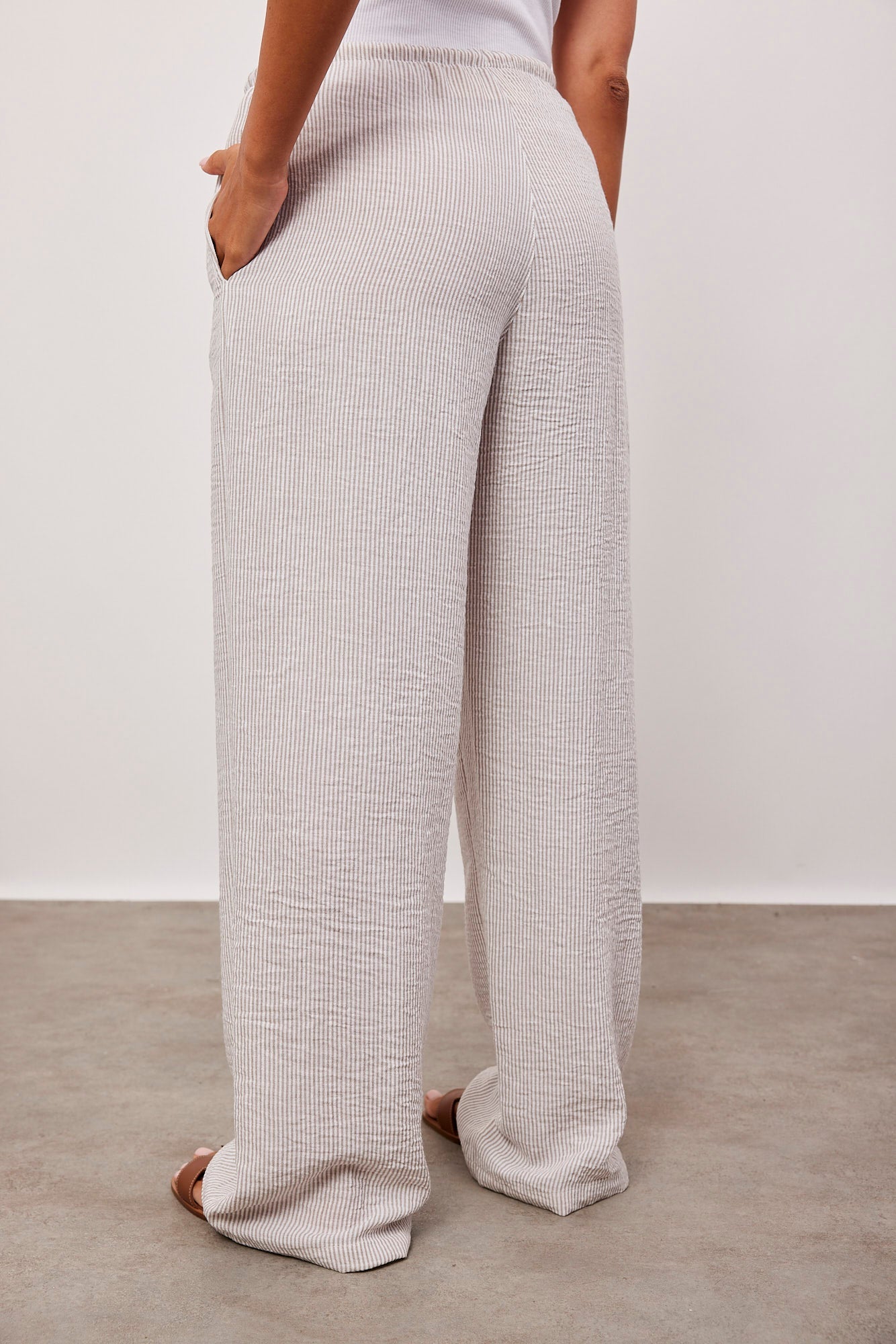 מכנסי פסים עם שרוך במותן - ITAY BRANDS