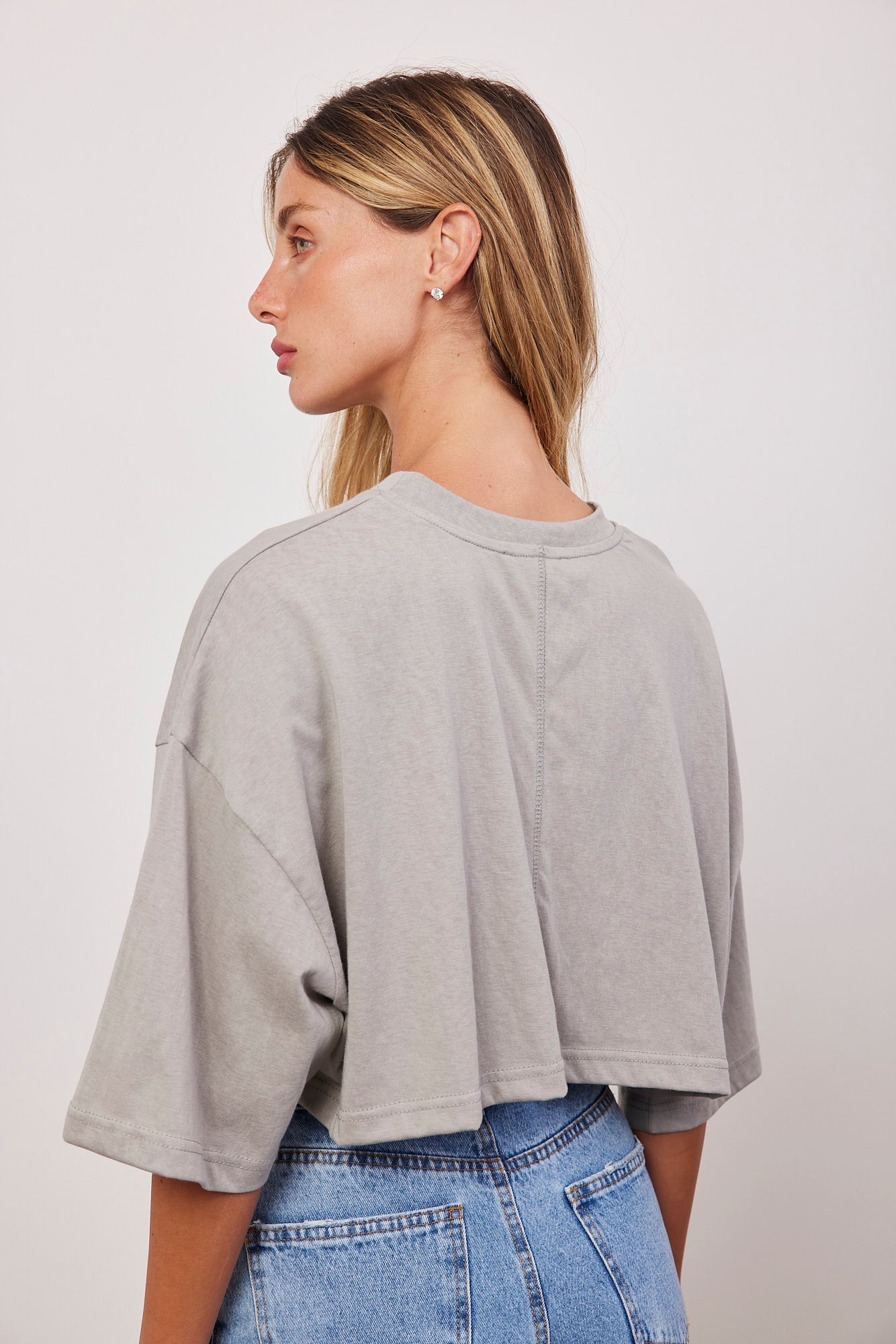 חולצת קרופ גזרת אוברסייז - ITAY BRANDS