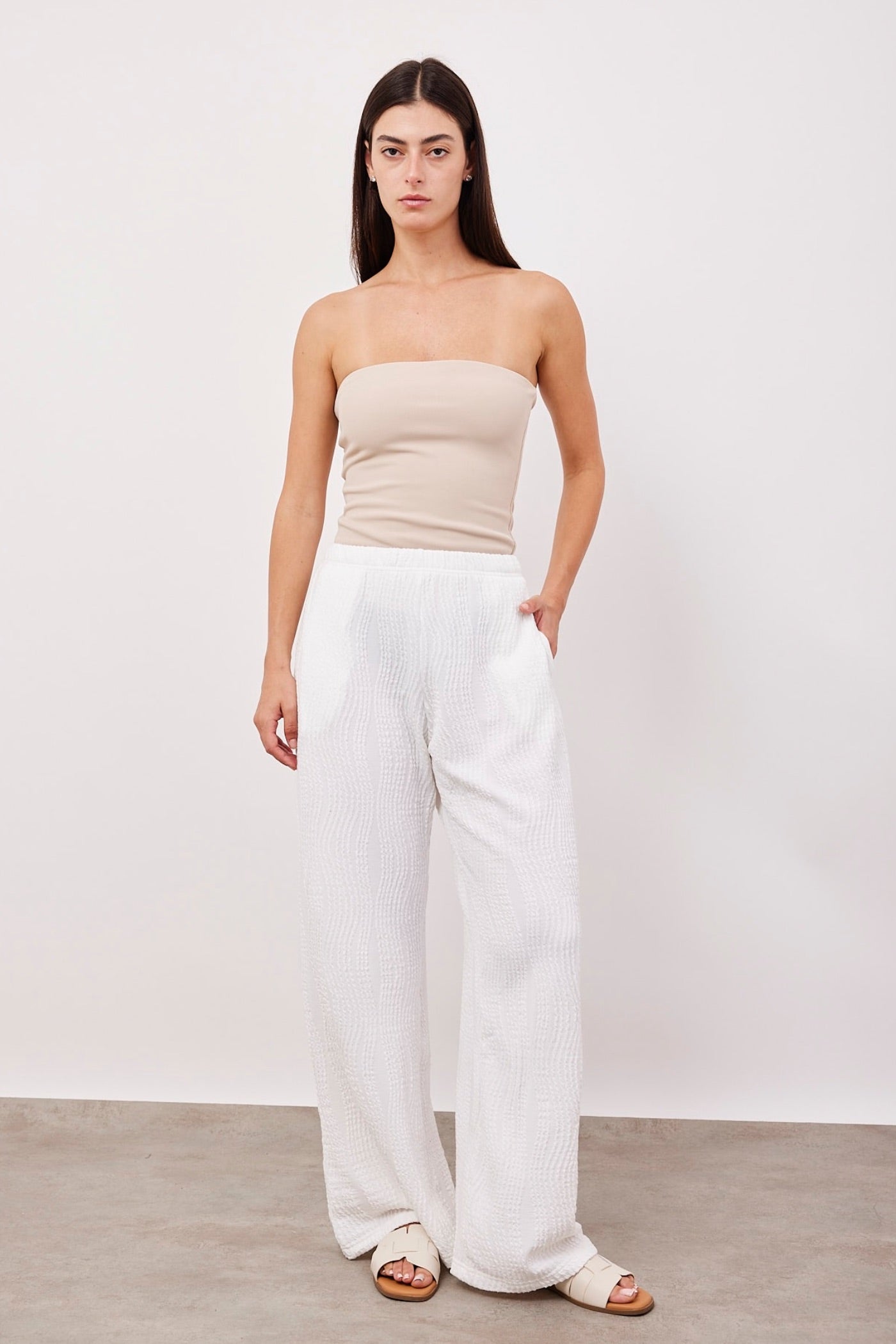 מכנסיים ארוכים בטקסטורה - ITAY BRANDS