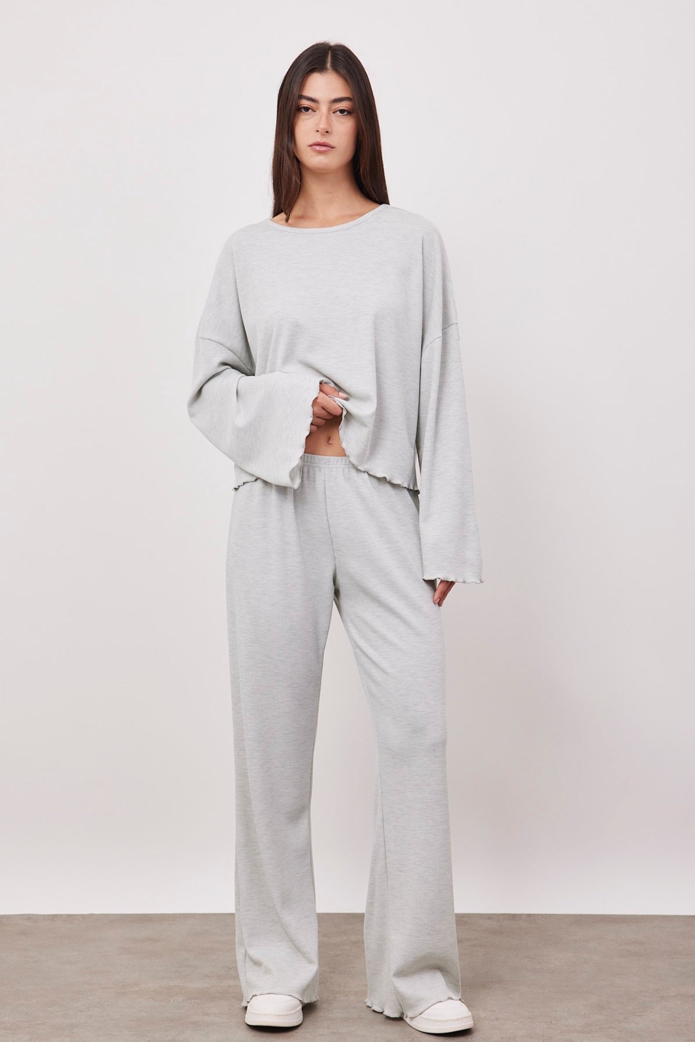 חליפת וופל רכה בסיומת בייבי לוק - ITAY BRANDS