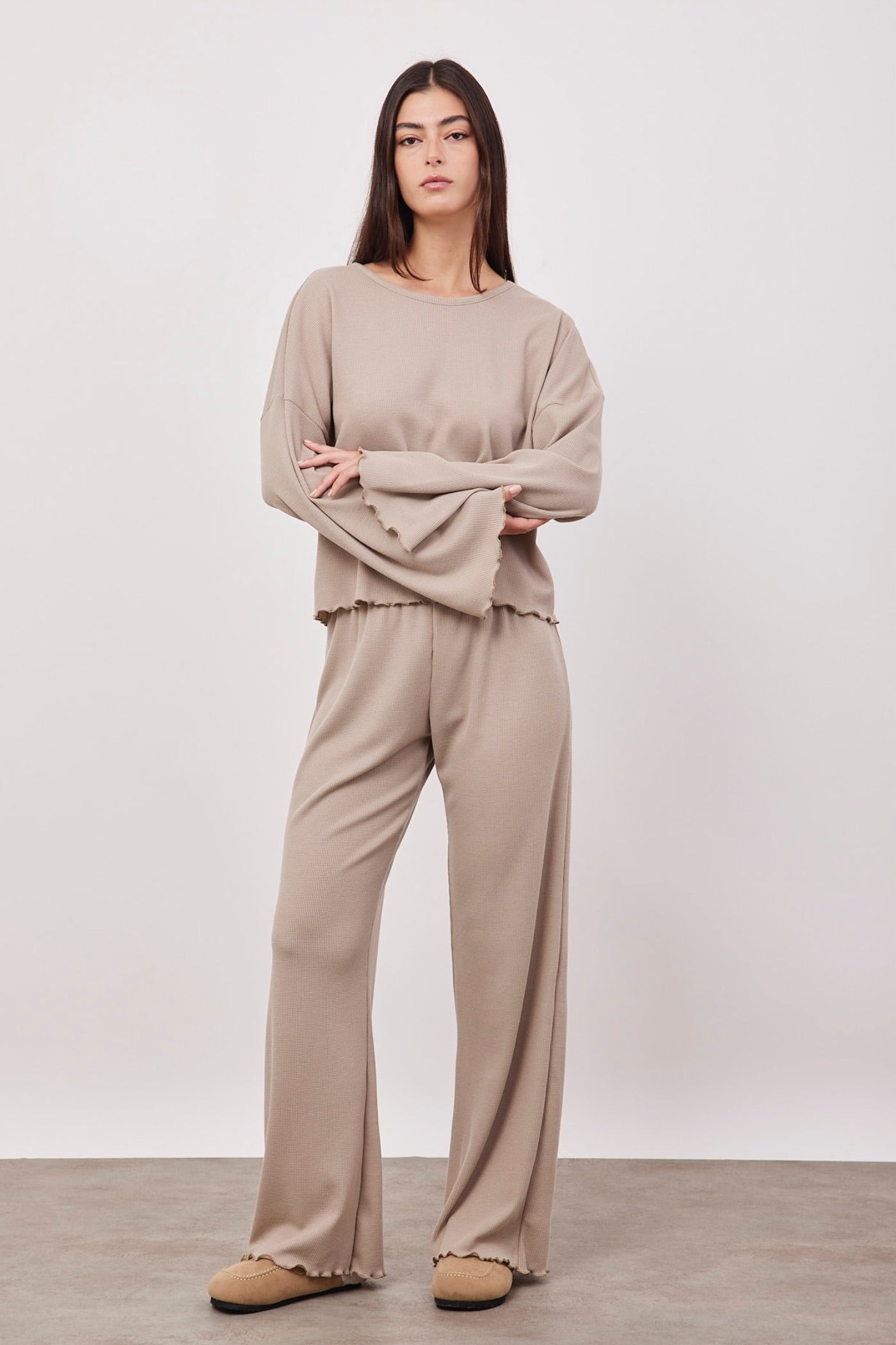 חליפת וופל רכה בסיומת בייבי לוק - ITAY BRANDS