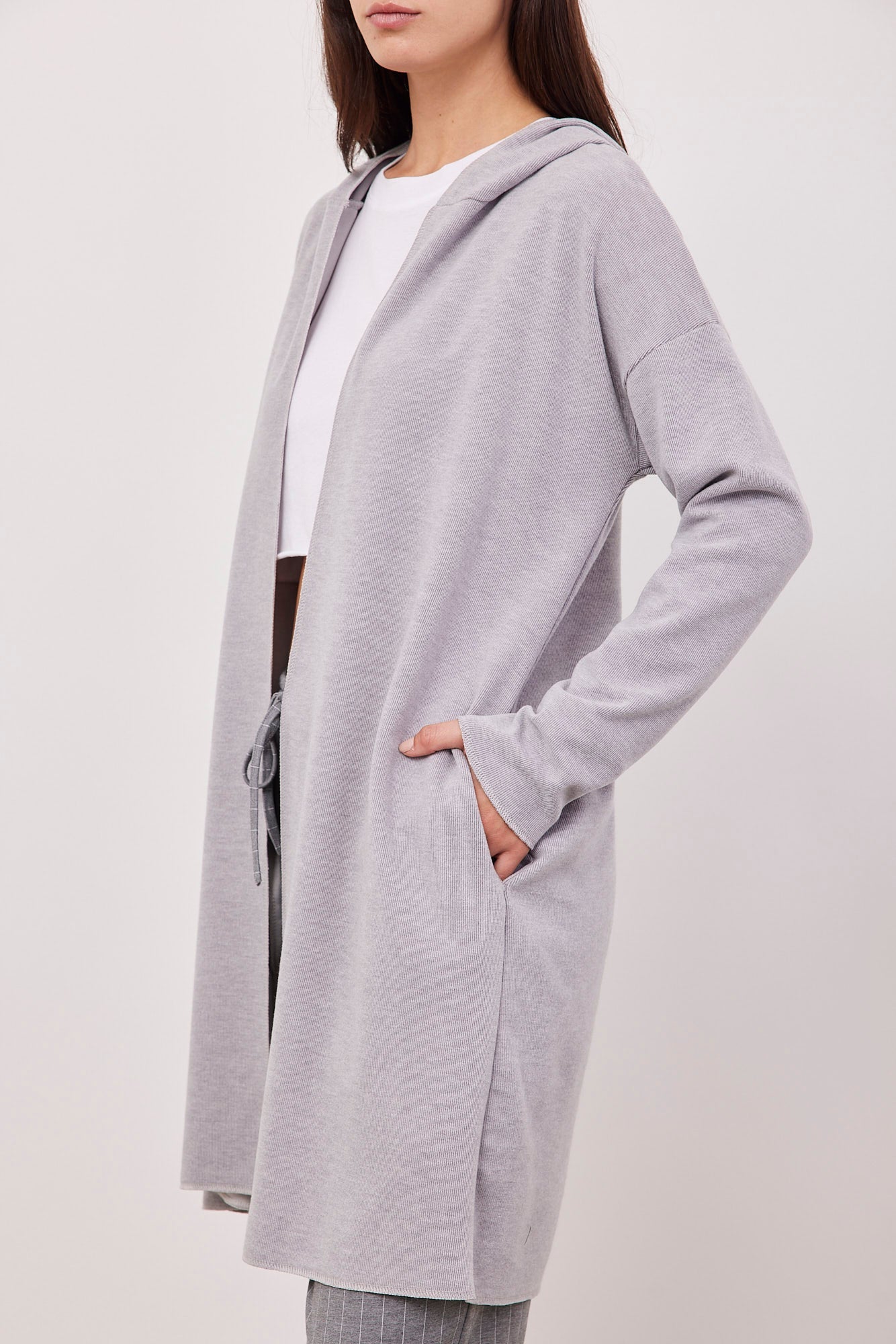 קרדיגן רך עם קפוצ׳ון - ITAY BRANDS