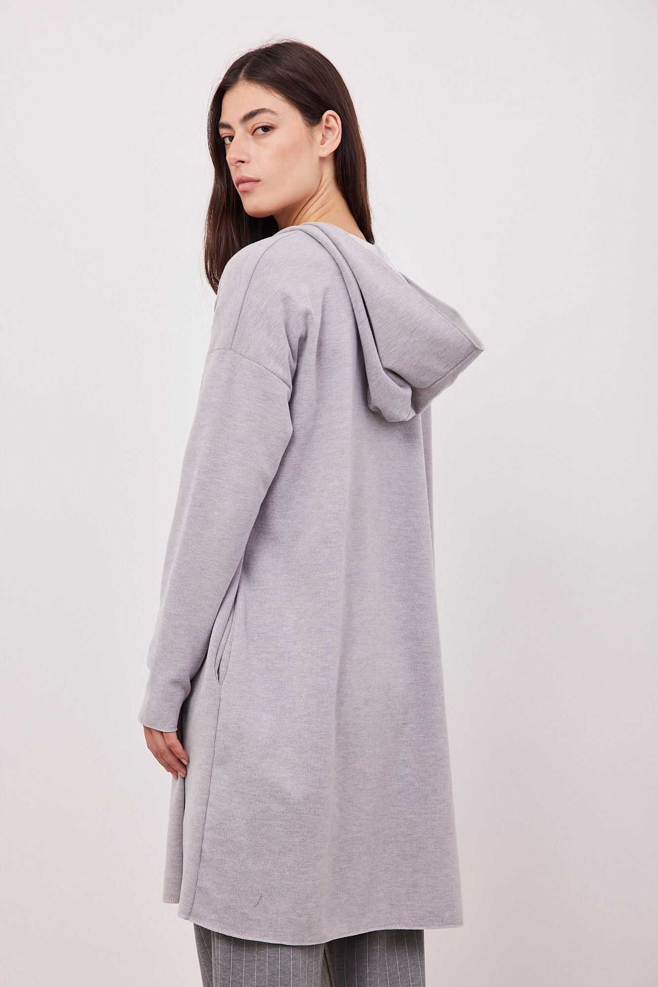 קרדיגן רך עם קפוצ׳ון - ITAY BRANDS