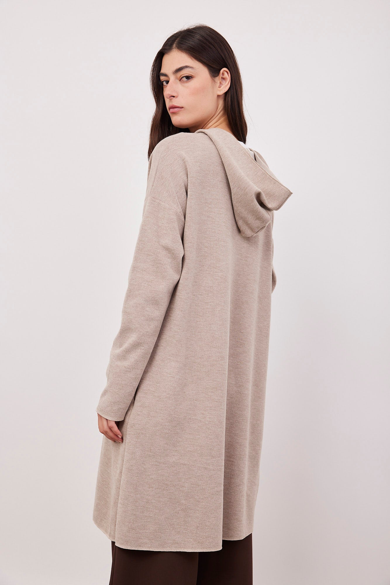 קרדיגן רך עם קפוצ׳ון - ITAY BRANDS