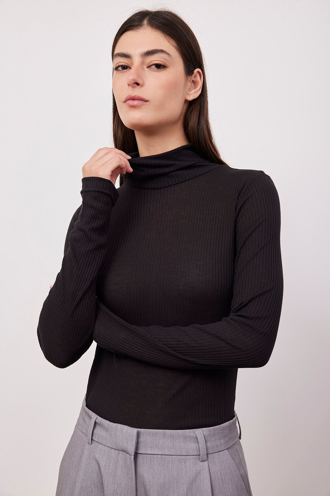 חולצת גולף רכה שקפקפה בטקסטורת פסים - ITAY BRANDS