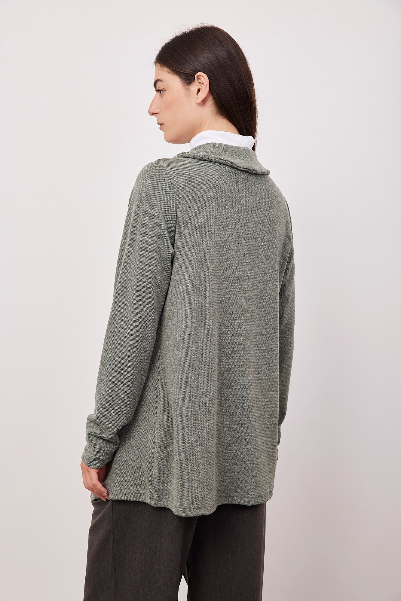 קרדיגן אסימטרי רך - ITAY BRANDS