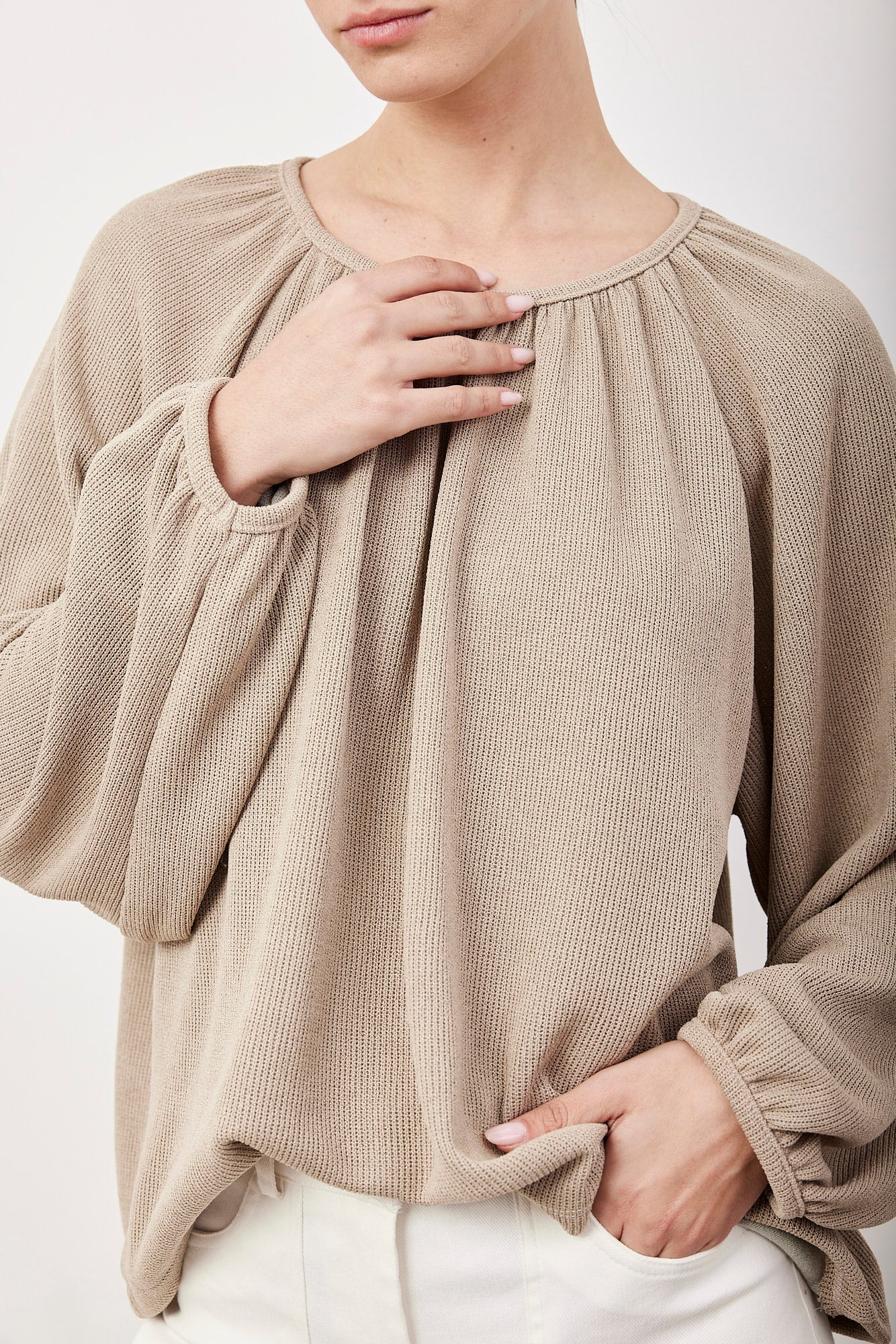 חולצת סריג נשפכת - ITAY BRANDS