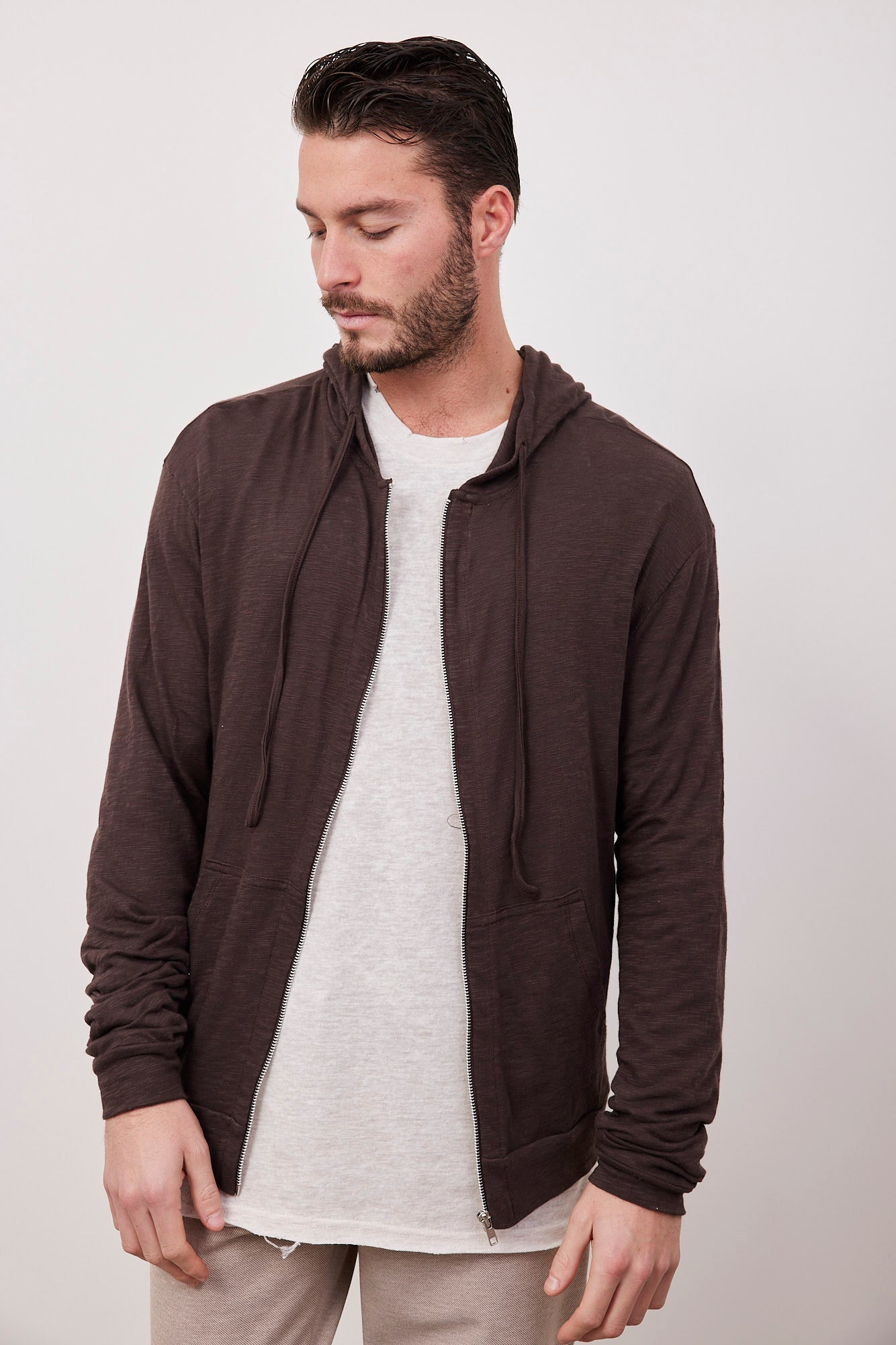 קפוצ׳ון עם רוכסן במראה ווש - ITAY BRANDS