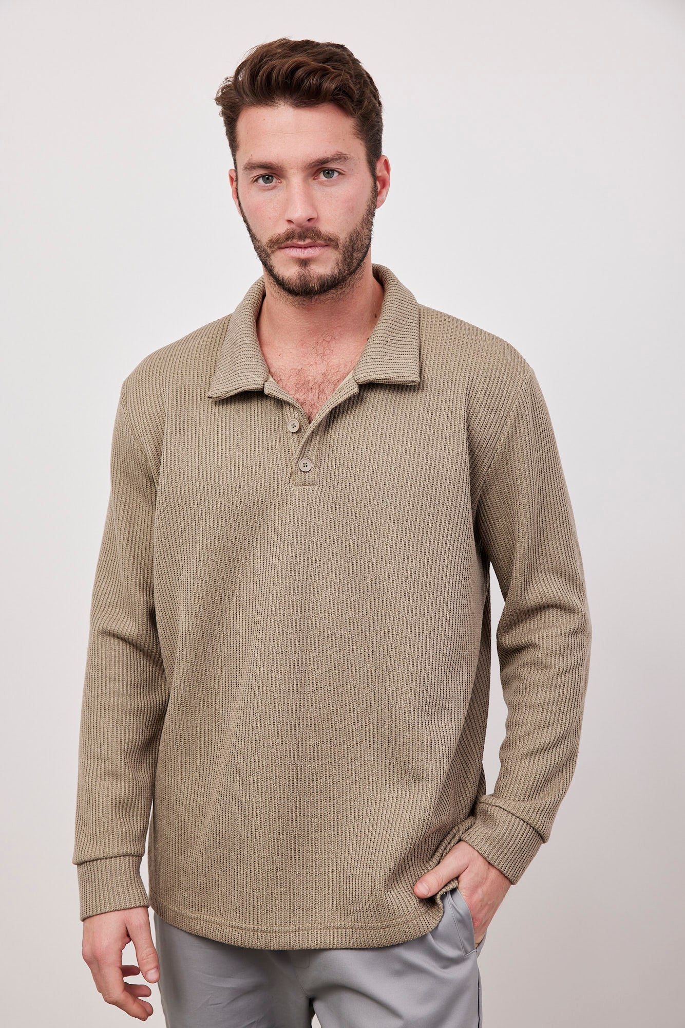 סריג צווארון כפתורים - ITAY BRANDS