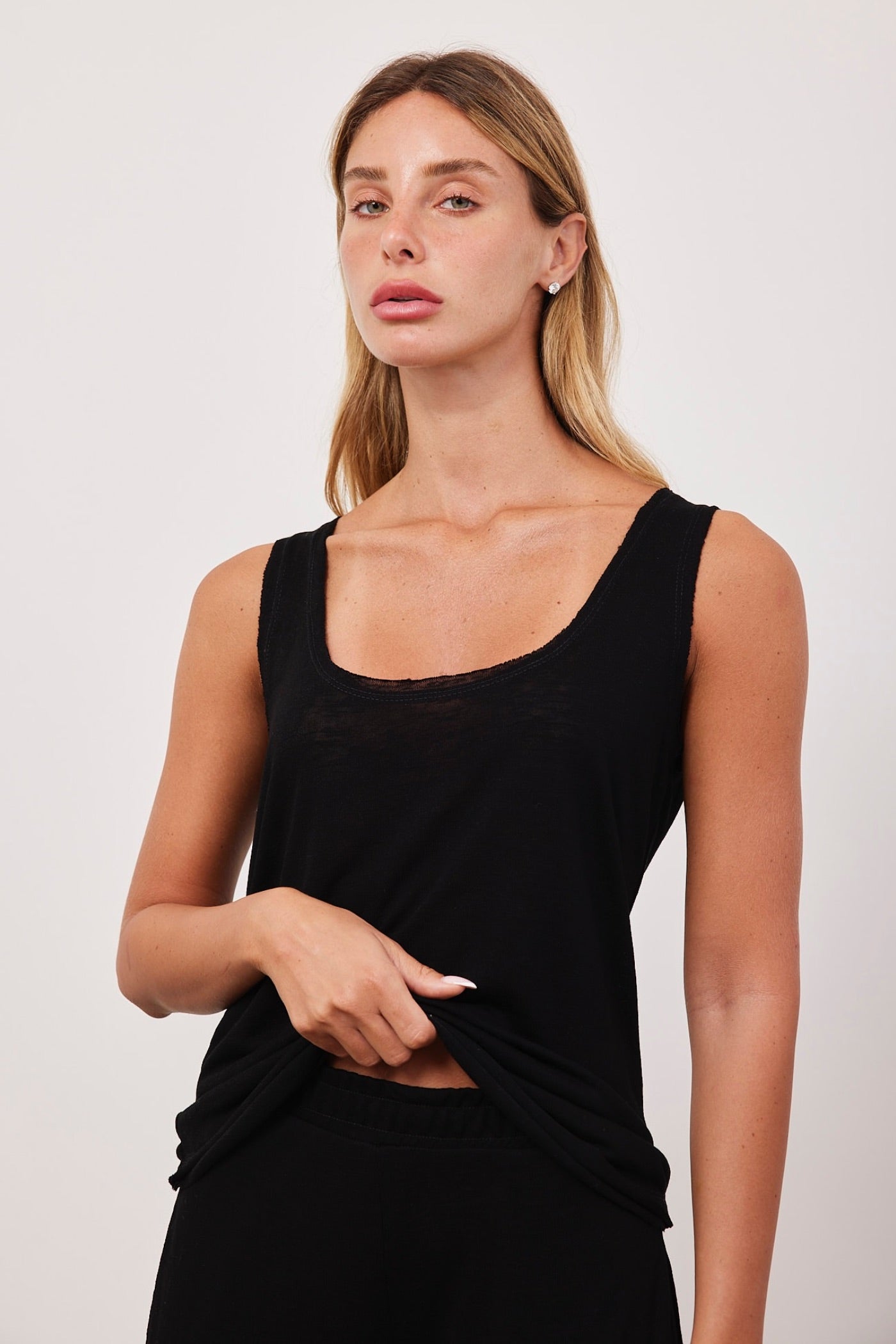 חליפה במראה פשתן בגזרה משוחררת - ITAY BRANDS