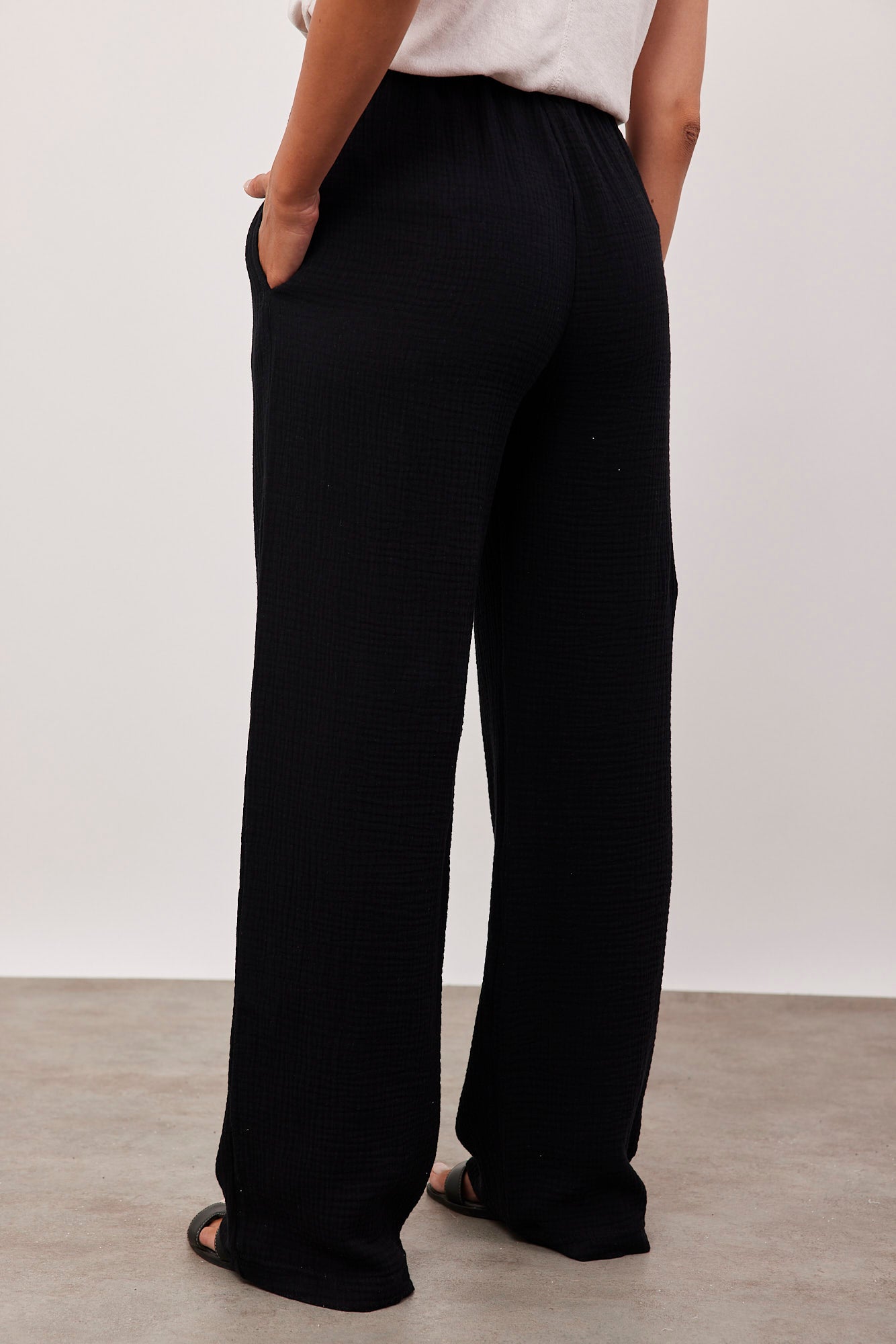 מכנסי טטרה ארוכים עם קשירה - ITAY BRANDS