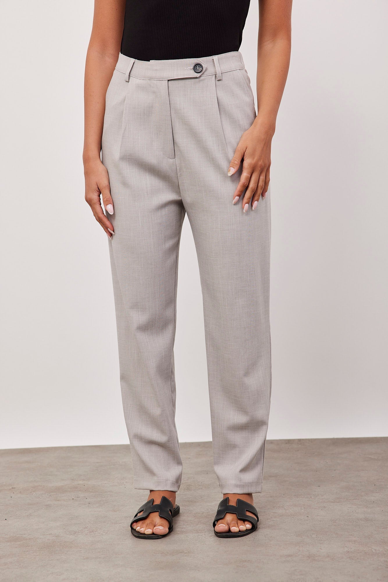 מכנסיים מחויטים באורך הקרסול - ITAY BRANDS