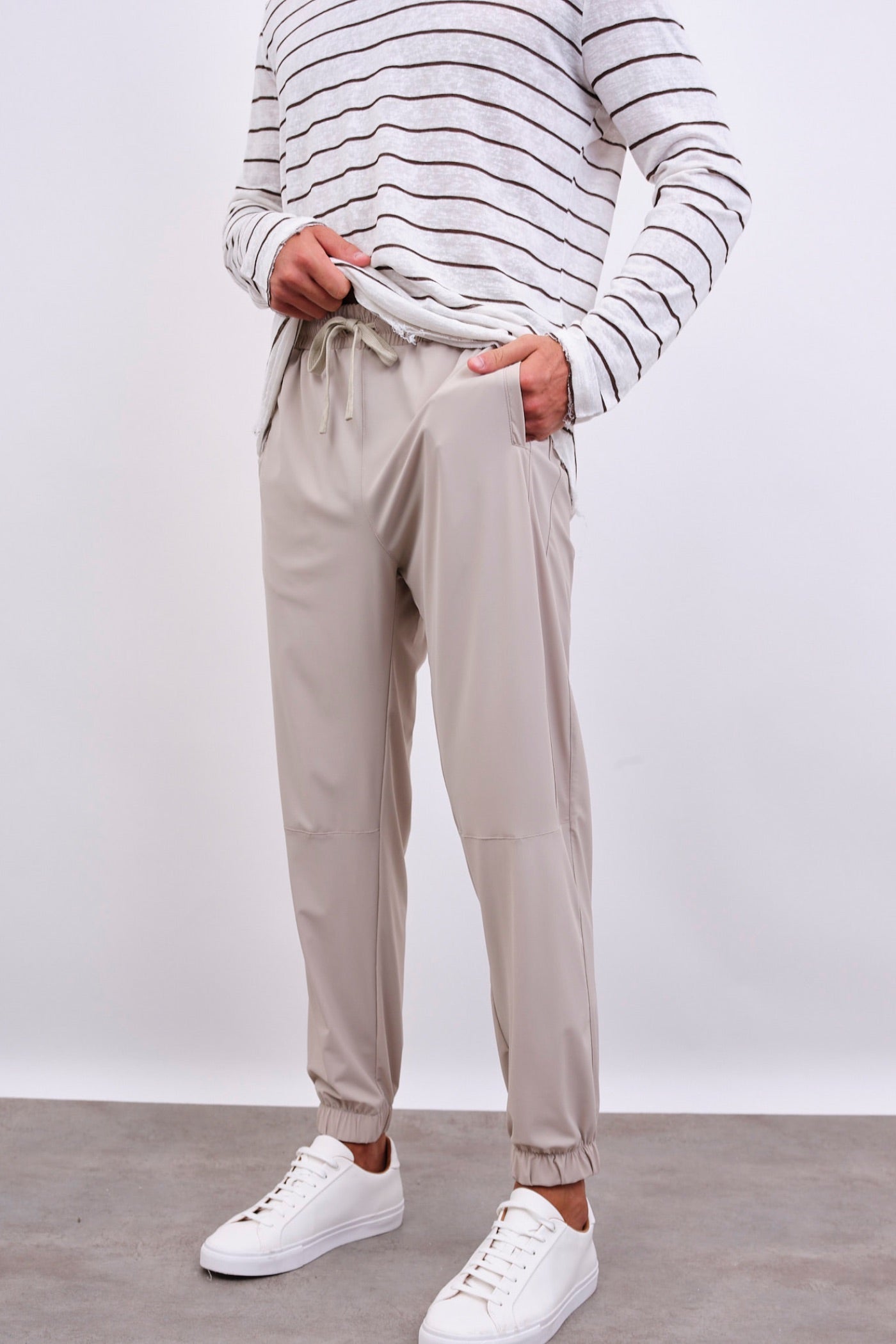 מכנסיים ארוכים מבד ניילון נמתח - ITAY BRANDS