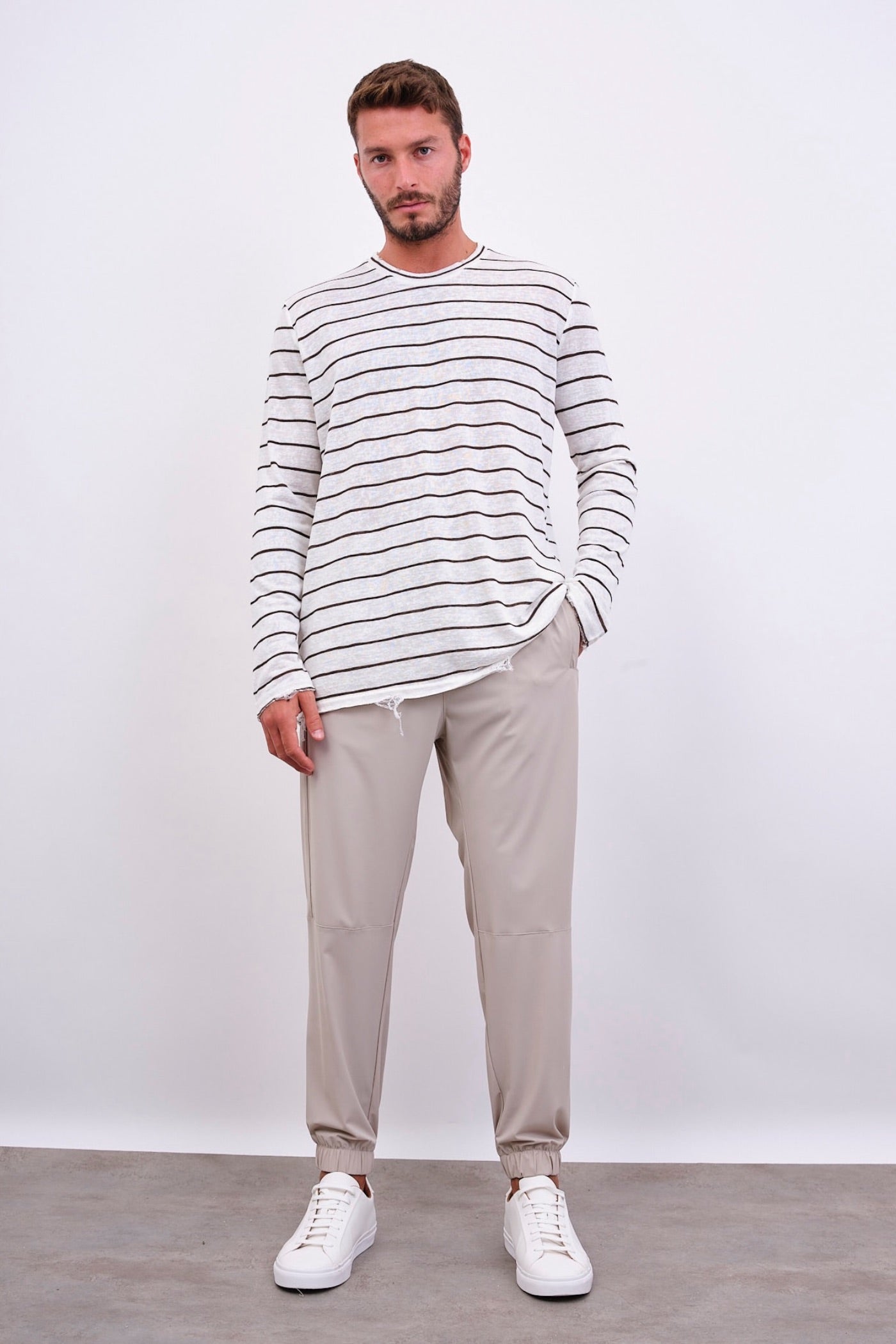 מכנסיים ארוכים מבד ניילון נמתח - ITAY BRANDS