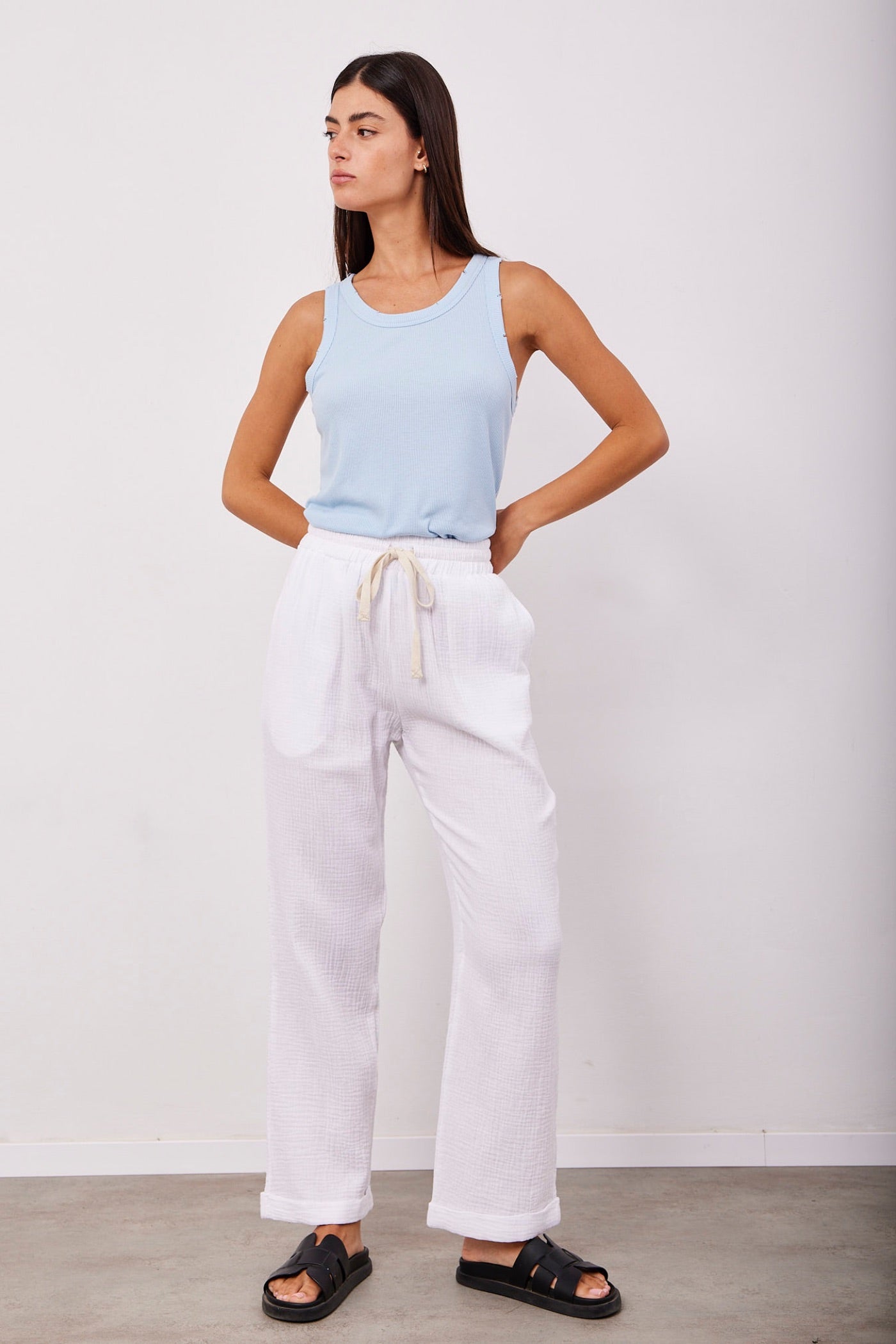 מכנסי טטרה בגזרה ישרה - ITAY BRANDS