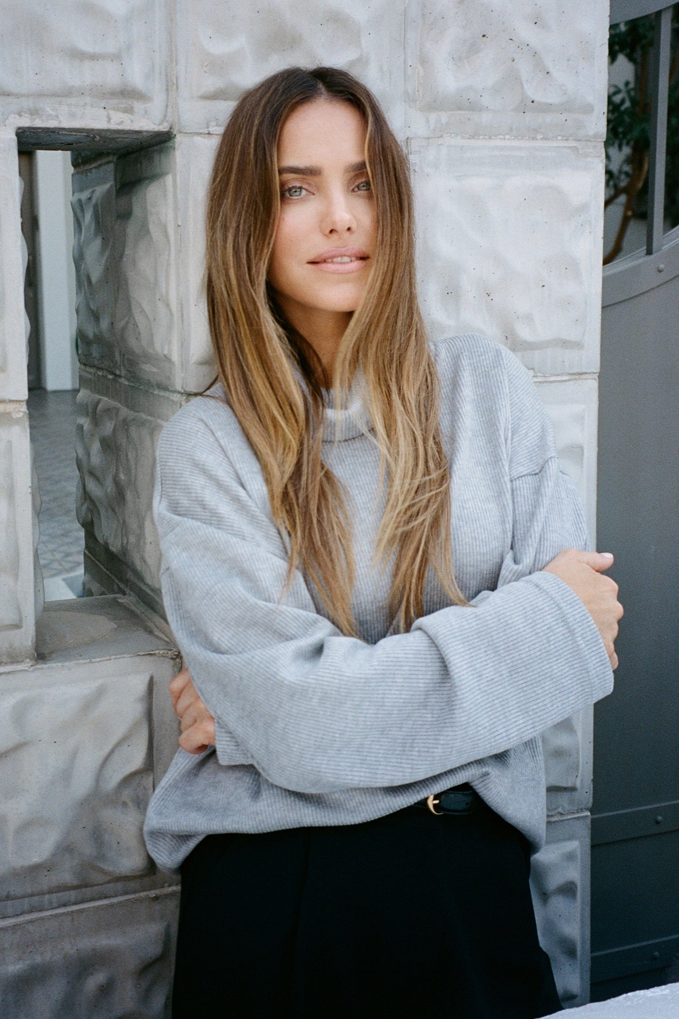 סריג גולף טקסטורת פסים