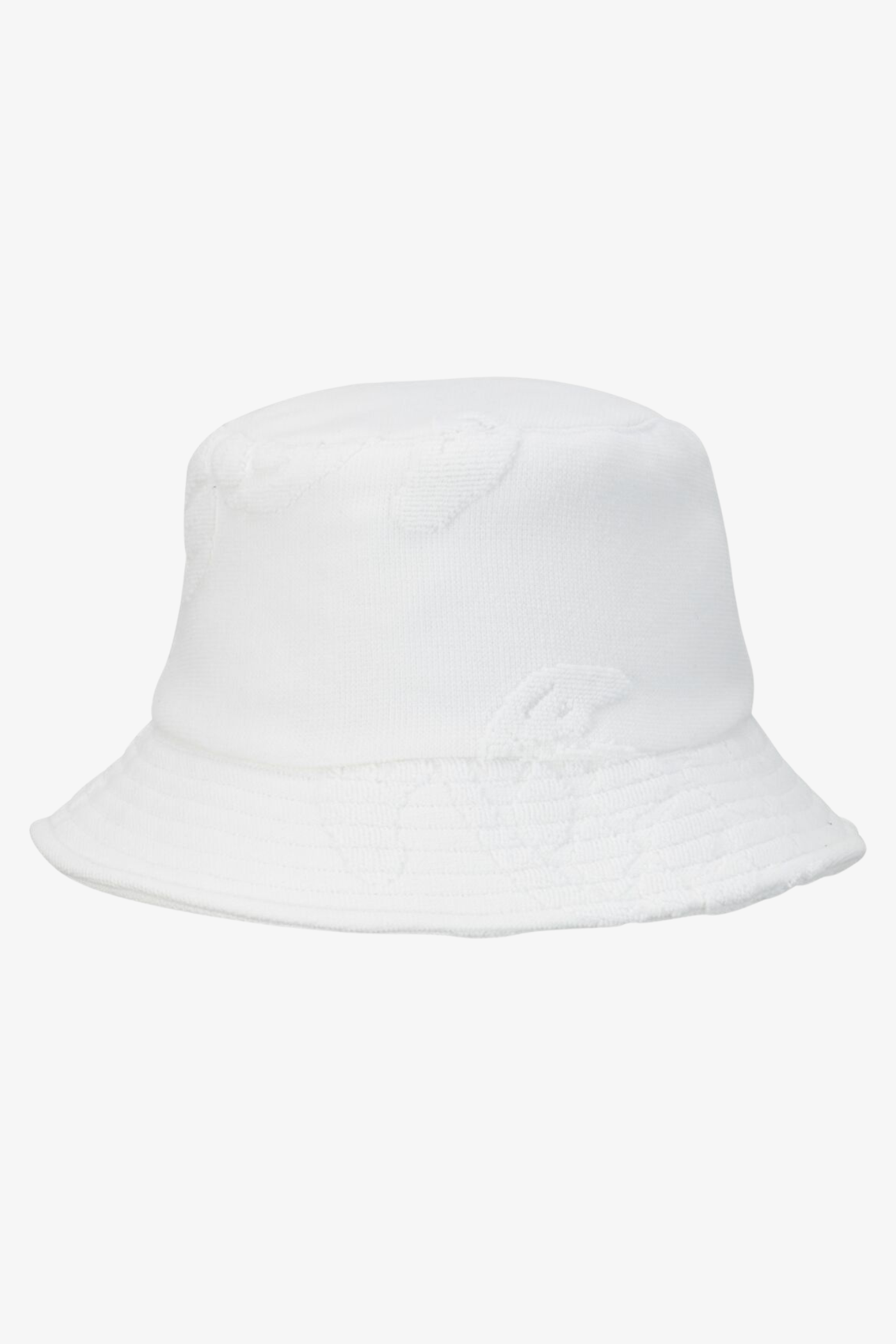 UNISEX TERRY BUCKET HAT - WHITE