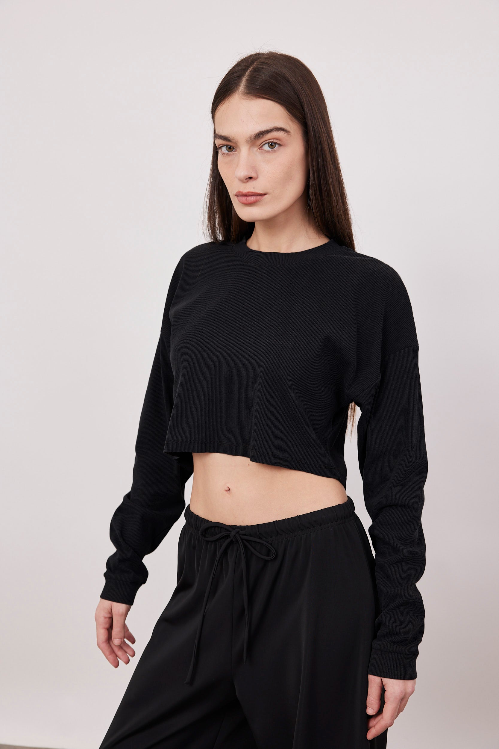 חולצת קרופ ריב ווש