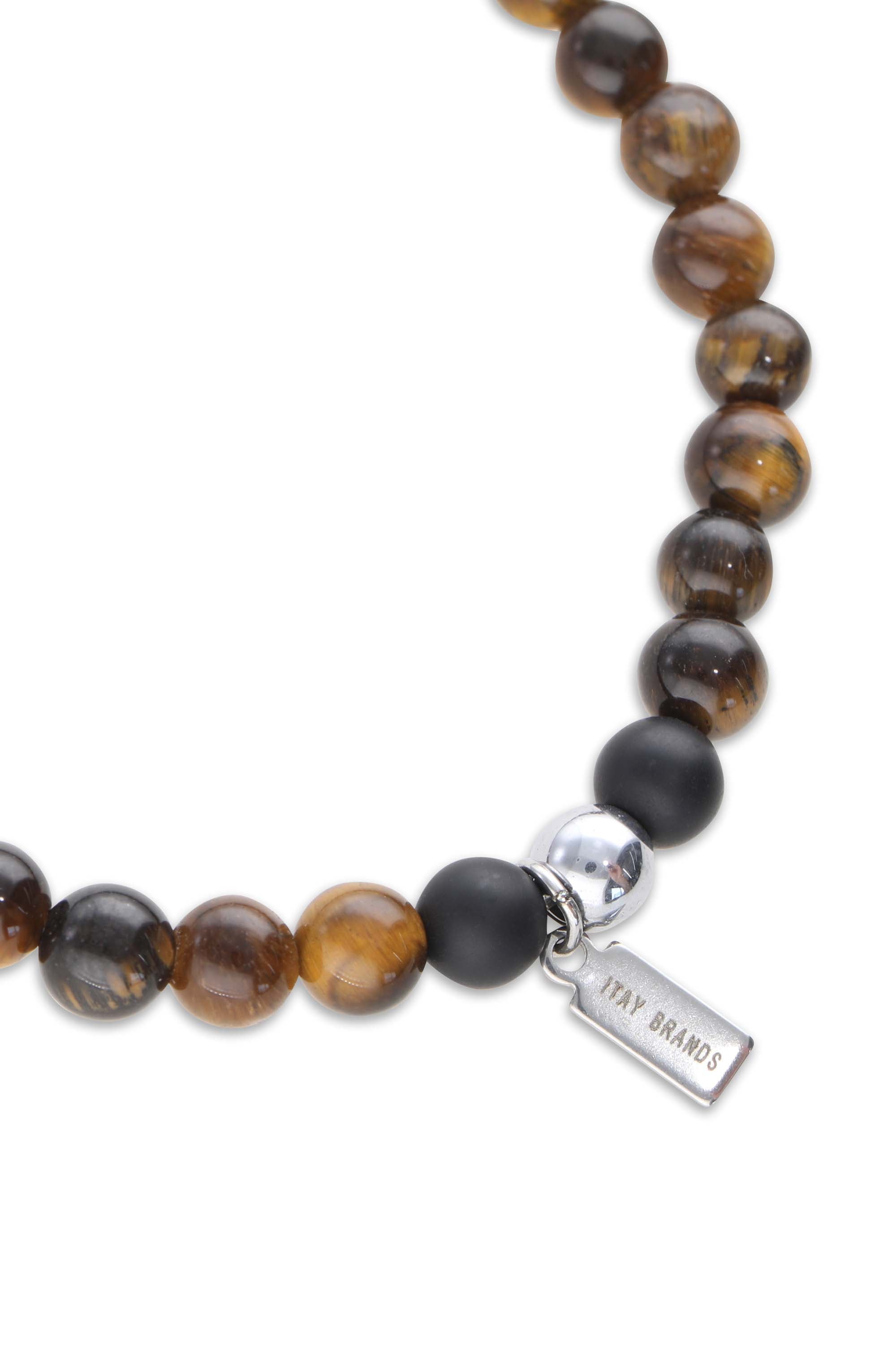 צמיד אבני חן טבעיות בגווני חום - ITAY BRANDS