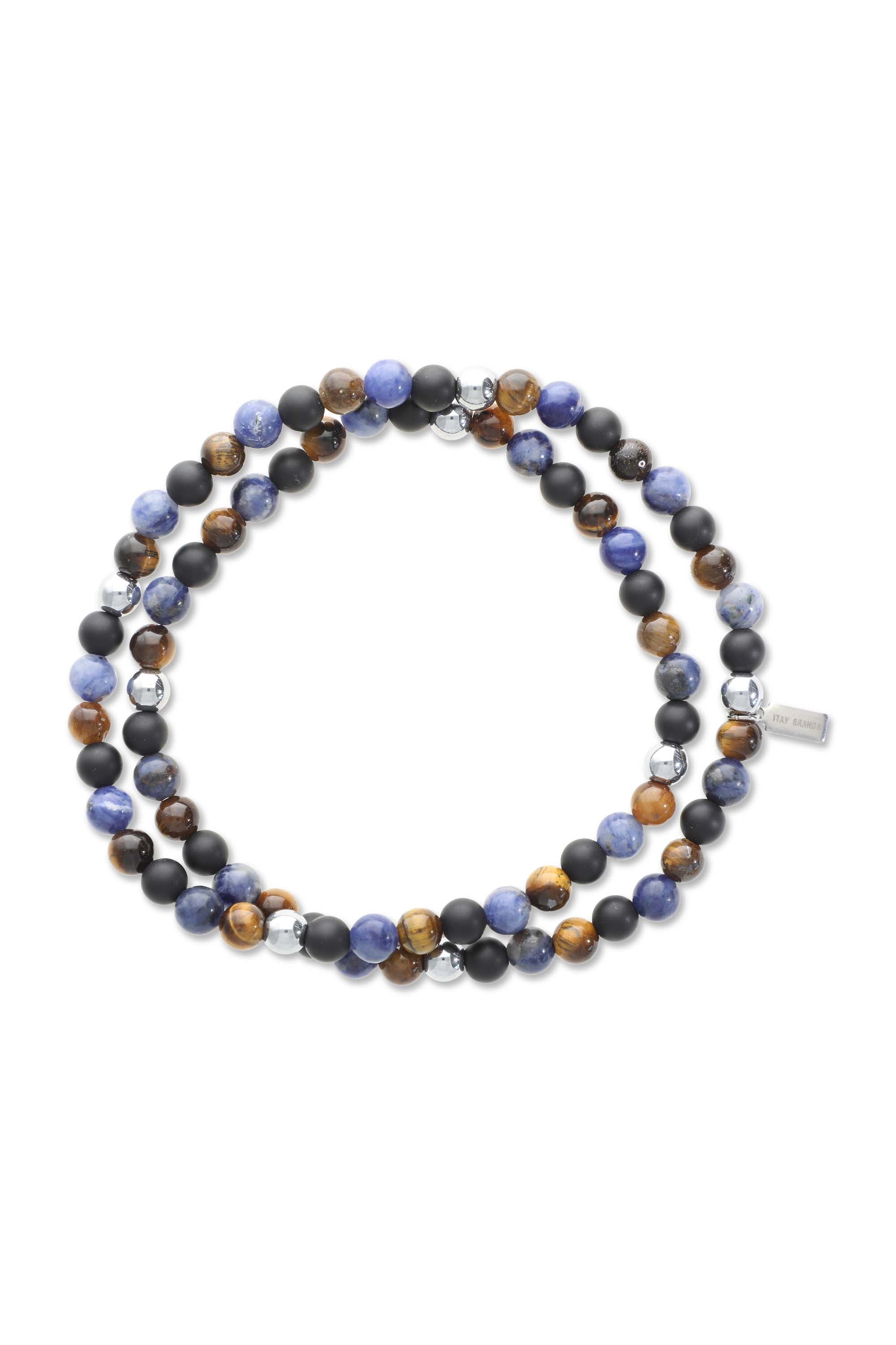 שרשרת ארבע אבני חן טבעיות - ITAY BRANDS