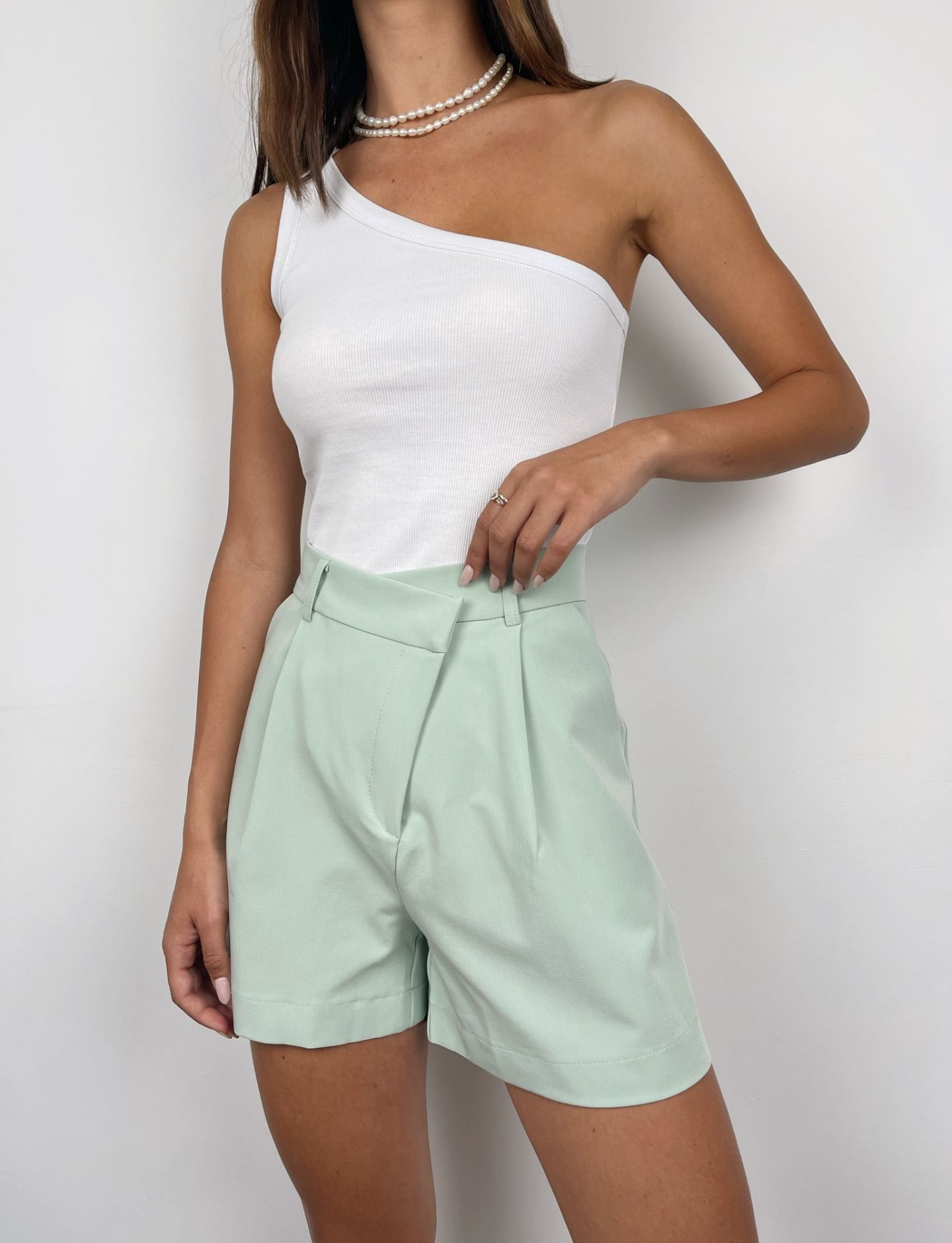 מכנסי ברמודה א-סימטריים - ITAY BRANDS