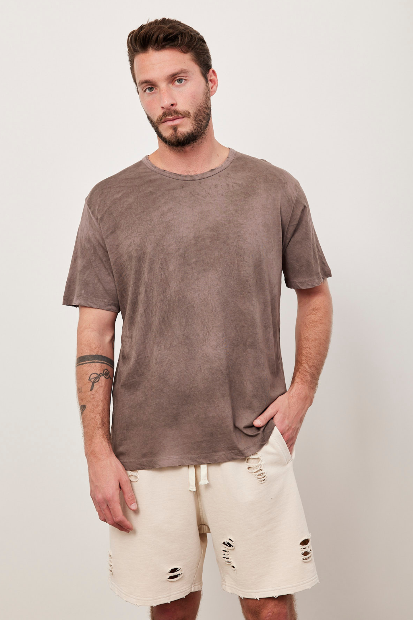 חולצת ווש קצרה עם גימור פרום - ITAY BRANDS