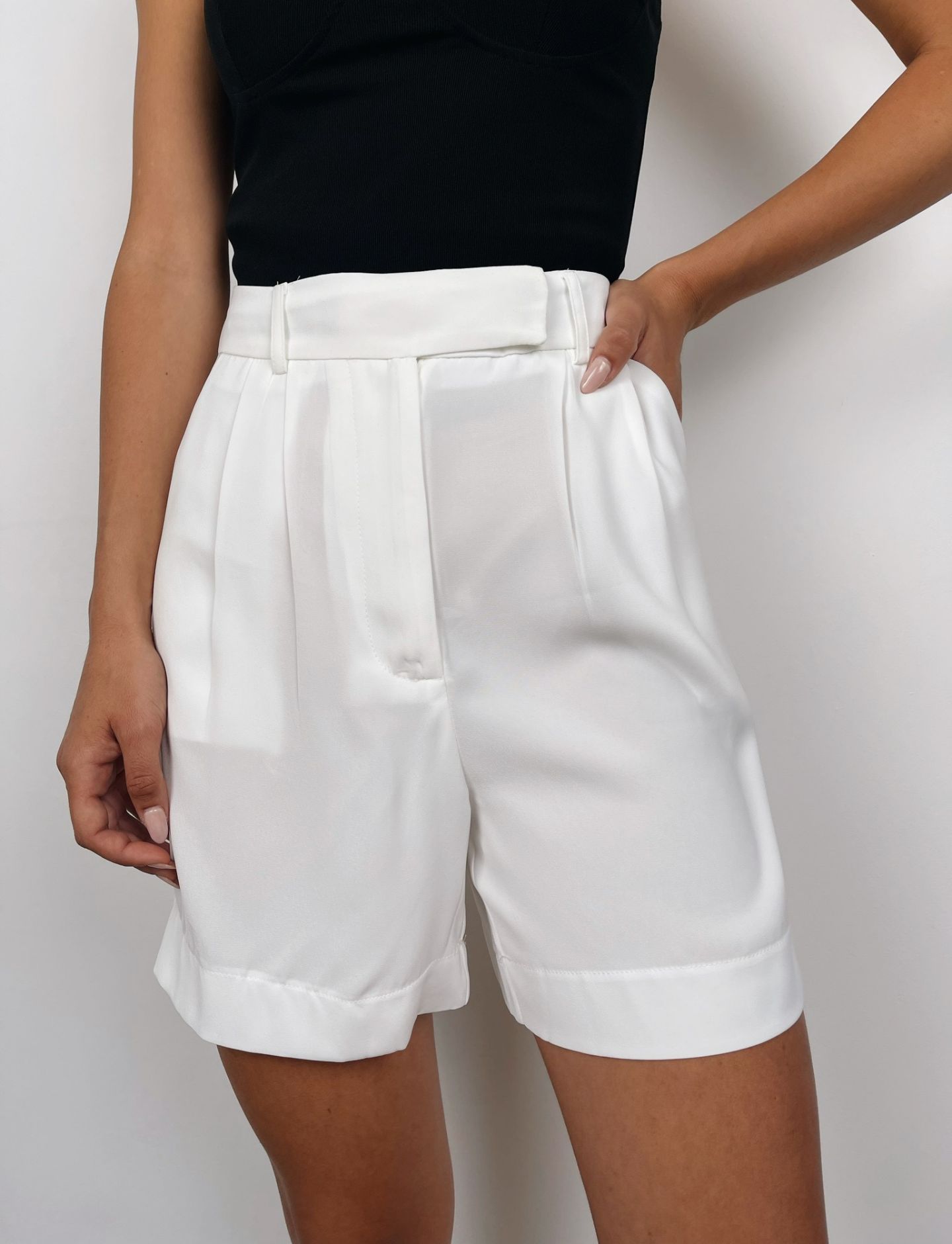 מכנסי ברמודה בד נשפך - ITAY BRANDS