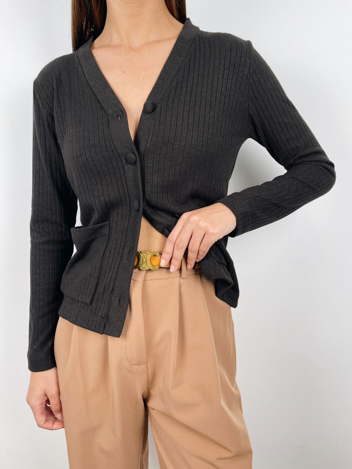 קרדיגן בשילוב כפתורים - ITAY BRANDS