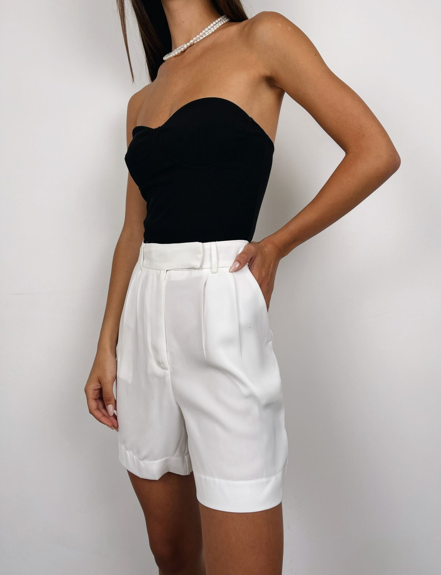 מכנסי ברמודה בד נשפך - ITAY BRANDS