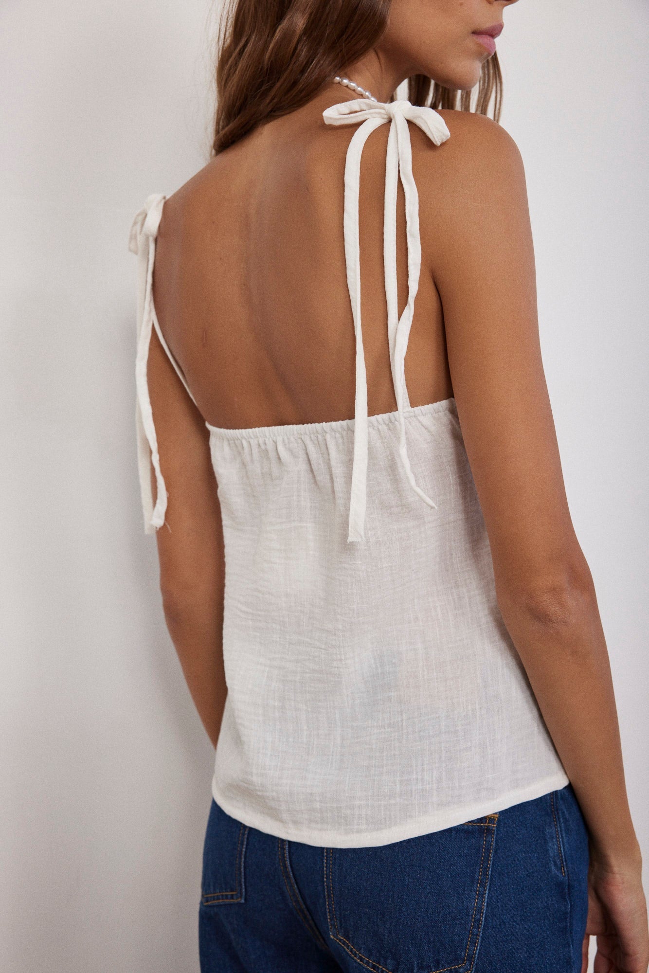 גופיית כיווצים במראה פשתן - ITAY BRANDS