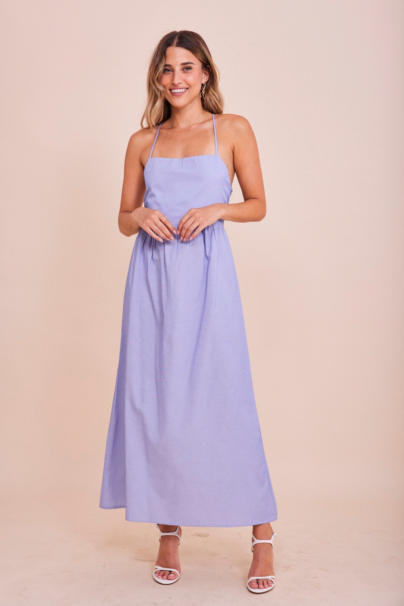 שמלה עם קשירות בגב - ITAY BRANDS