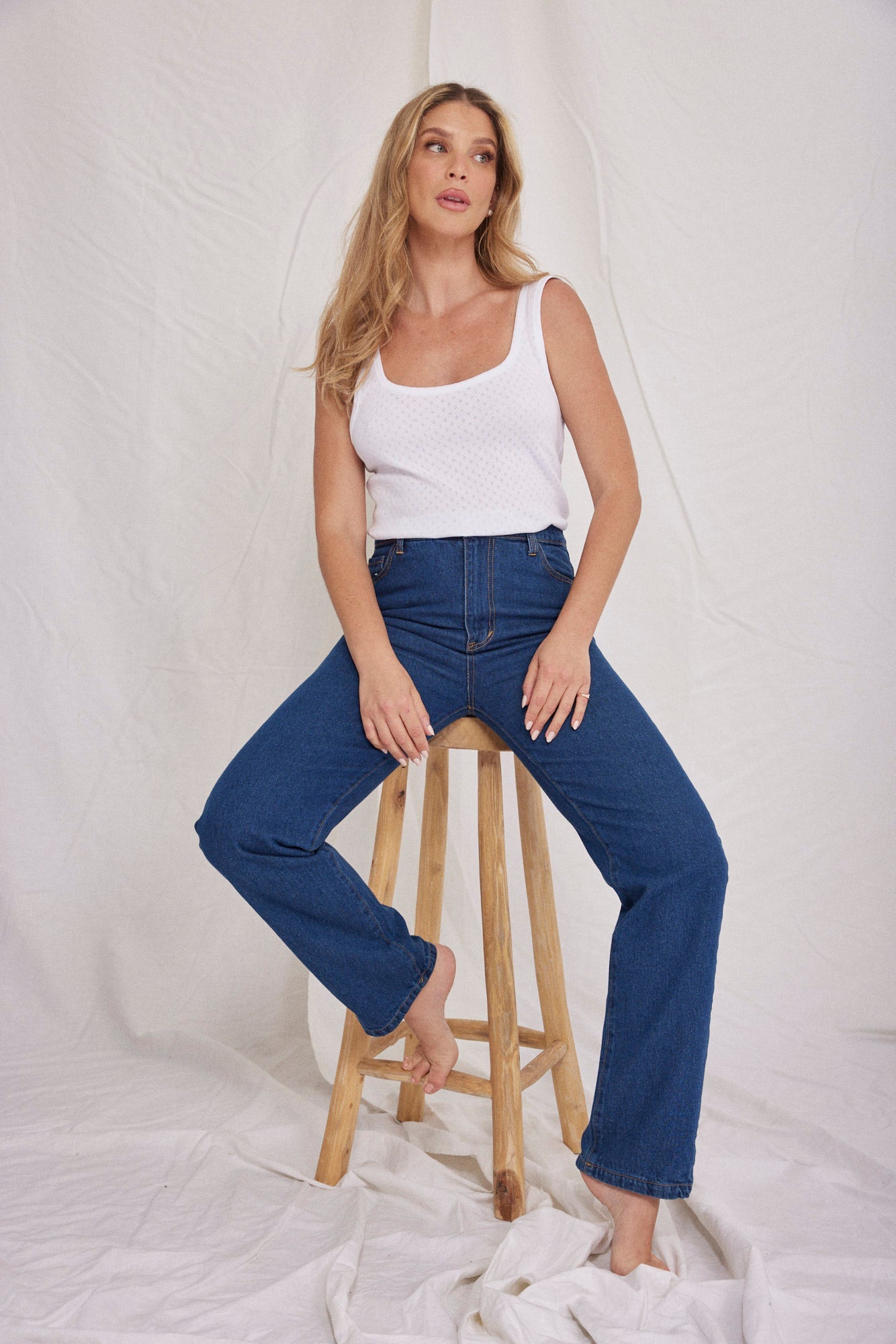 ג׳ינס ארוך בגזרת מאם - ITAY BRANDS