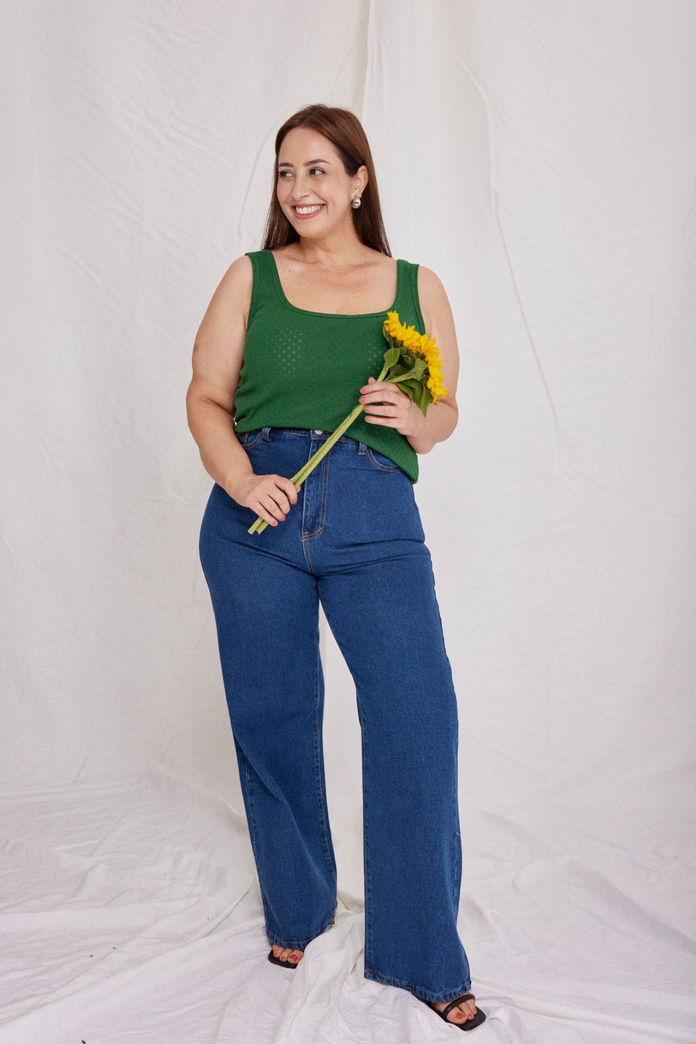 ג׳ינס ארוך בגזרה גבוהה - ITAY BRANDS