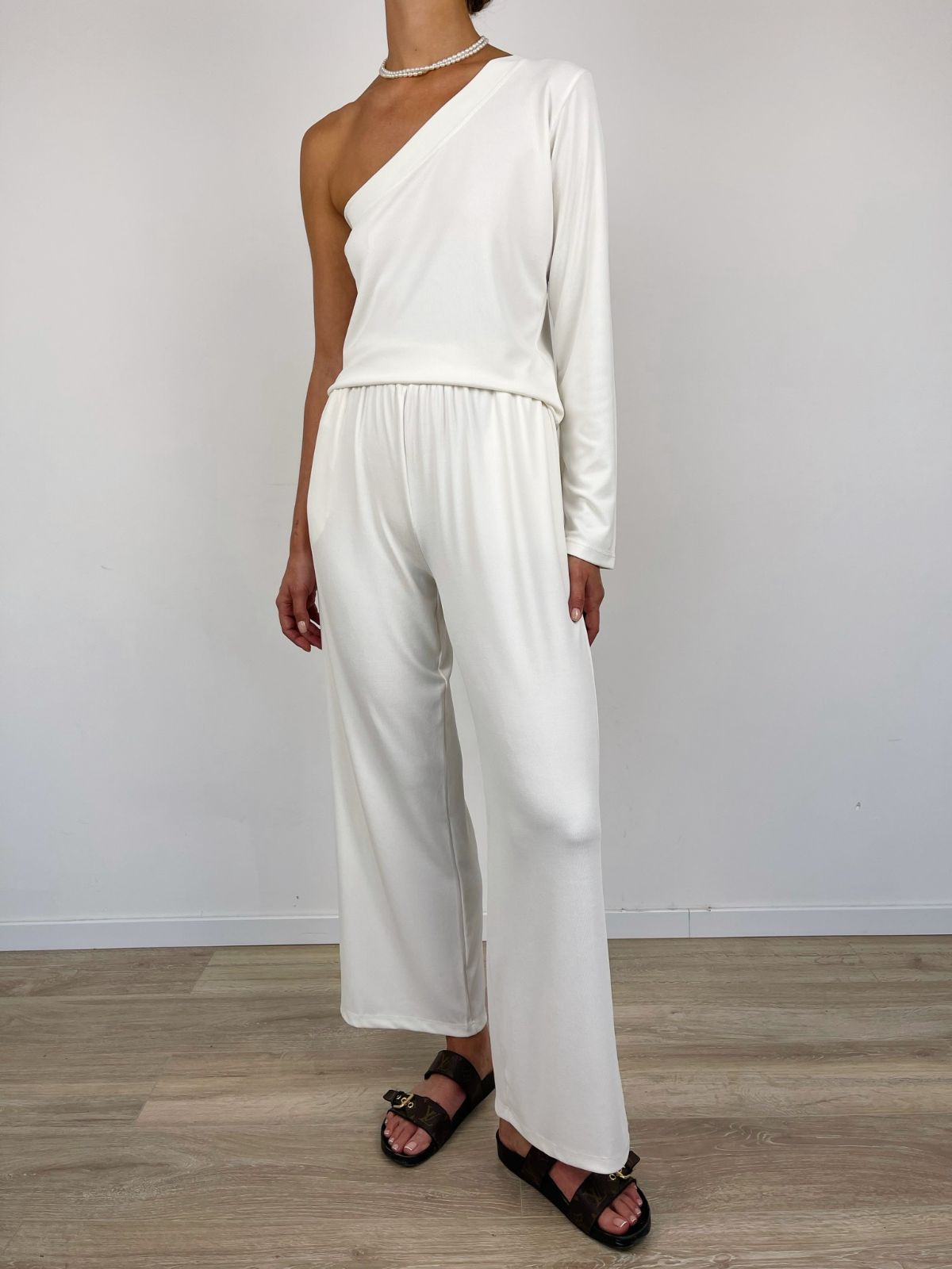 מכנסיים מתרחבים מבד נשפך - ITAY BRANDS