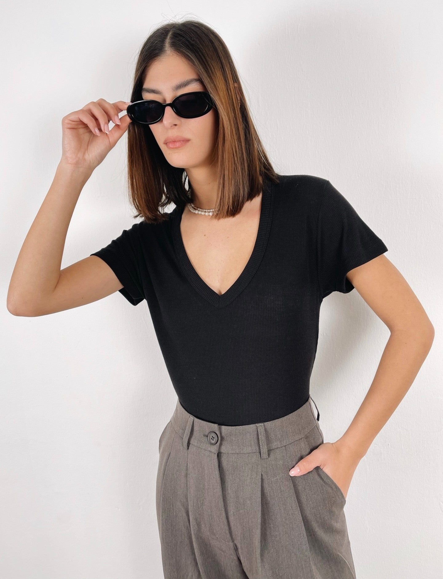 טי-שרט וי מבד רך - ITAY BRANDS